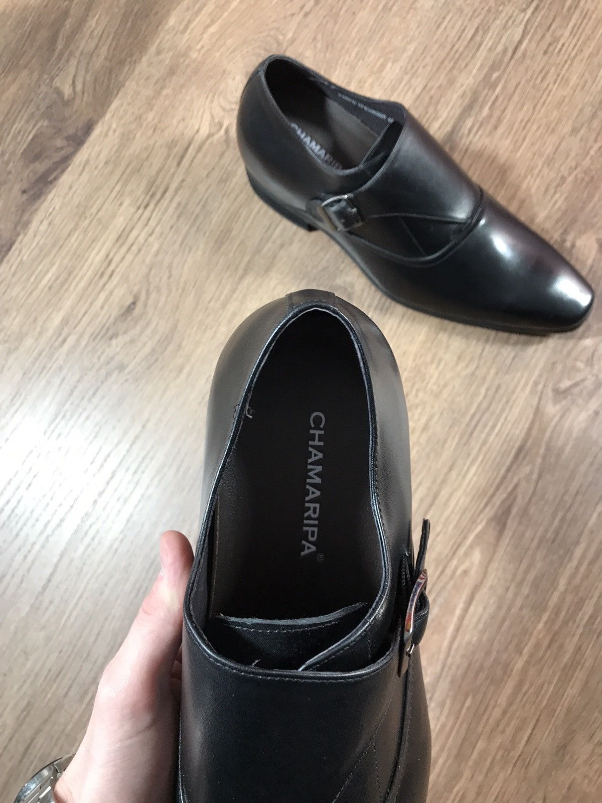 Vintage Chamaripa Monk Strap Height Increase 7CM/2,76 Inches Size US 9 / EU 42 - 7 Thumbnail