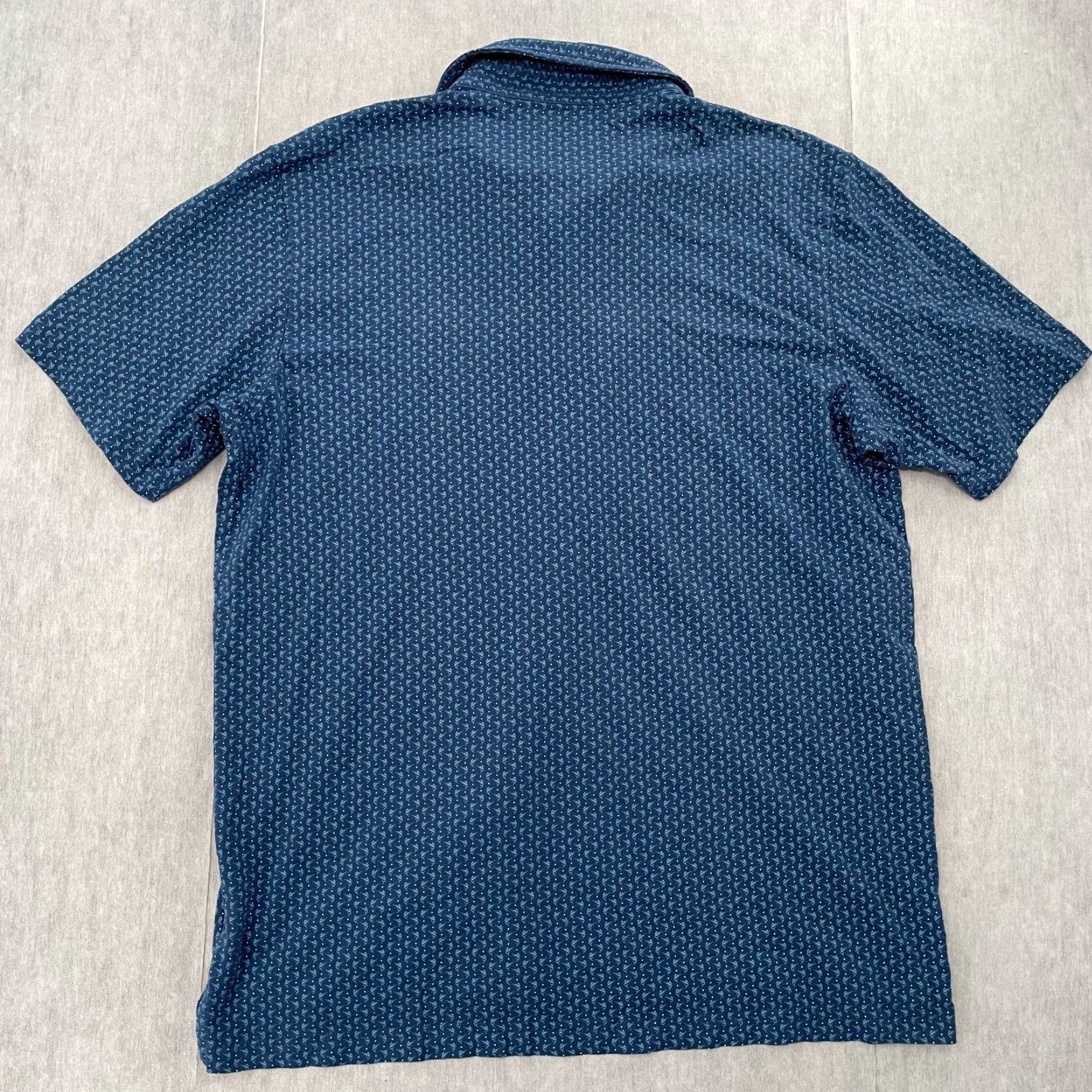Peter Millar Peter Millar Blue Polo Shirt Adult Large Marlin Fishing Print Golf Casual Mens Size US L / EU 52-54 / 3 - 2 Thumbnail