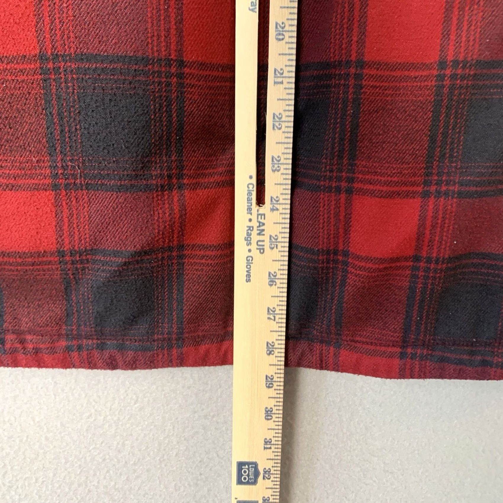 Vintage VINTAGE Cabela's Coat XL Mens Buffalo Check Primaloft Hooded Wool-Polyester Jacket (Mid-Length) Red Black Windproof Pockets 80s 90s Outdoors Mens Size US XL / EU 56 / 4 - 8 Thumbnail