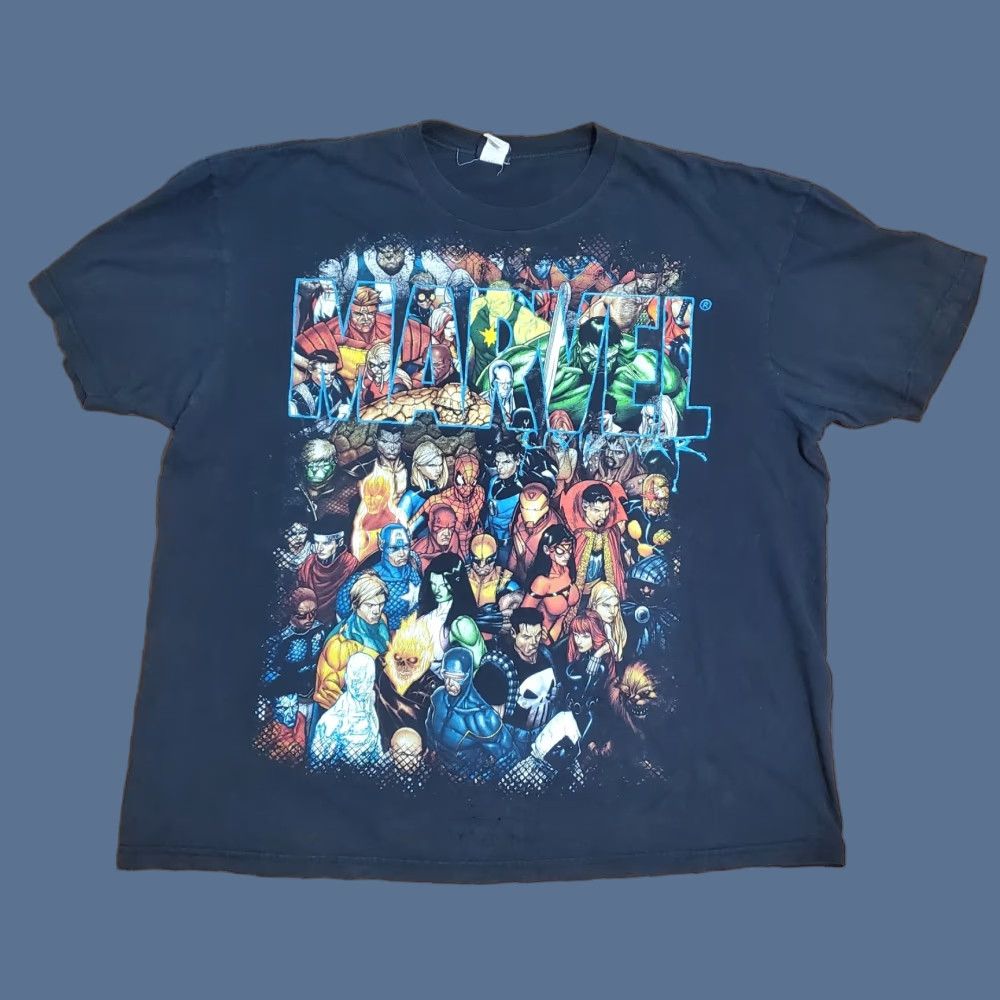 Vintage VINTAGE Marvel Shirt Mens 2XL Black Civil War Big Front Graphic Shirt Mens 2XL Black Marvel Heroes Size US XXL / EU 58 / 5 - 1 Thumbnail
