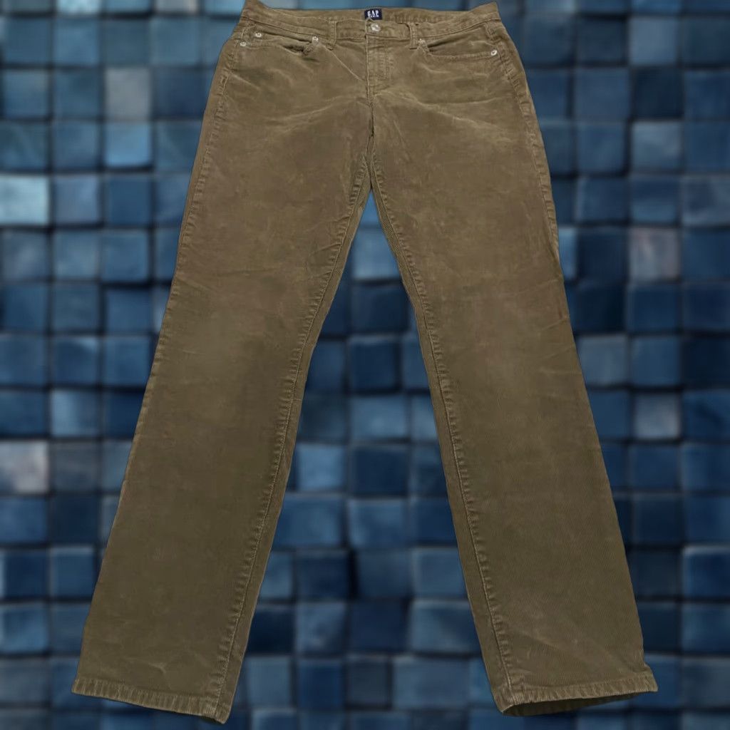 Gap GAP Jeans Womens Tall 28 Brown Corduroy Skinny Mid Rise Corduroy Jeans Tall Womens 28 Brown Skinny Mid Rise GAP Size 28" / US 6 / IT 42 - 1 Thumbnail