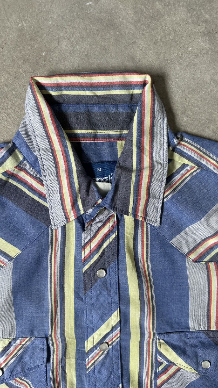 Wrangler VINTAGE 90S WRANGLER WRENCHER PERAL SNAP SHIRT Size US M / EU 48-50 / 2 - 6 Thumbnail