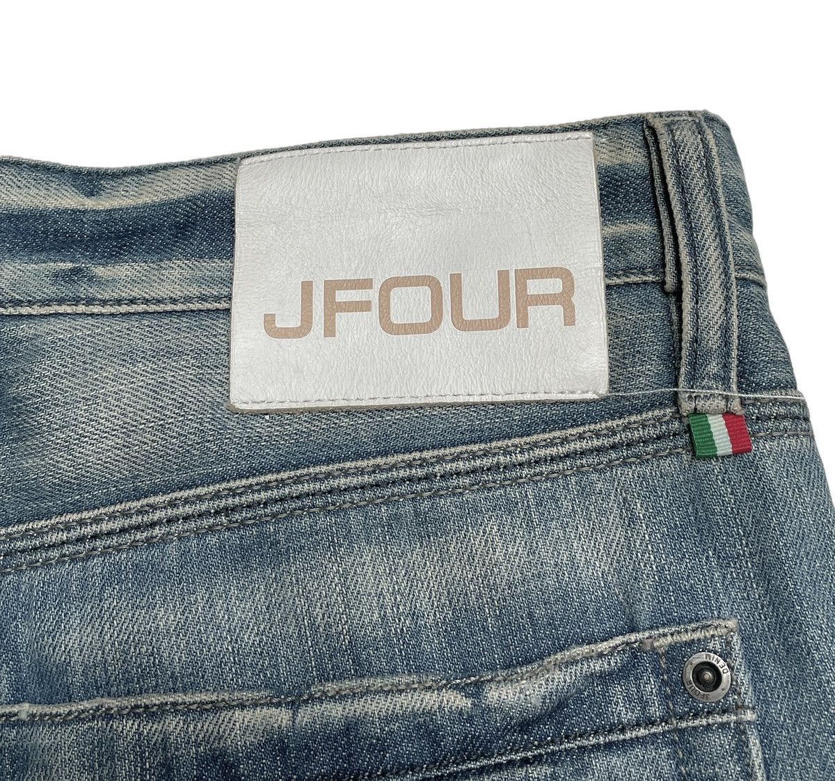 Japanese Brand × Vintage Rare Design Vintage Japanese Brand Jfour Baggy Jeans 2000s Size US 34 / EU 50 - 10 Thumbnail