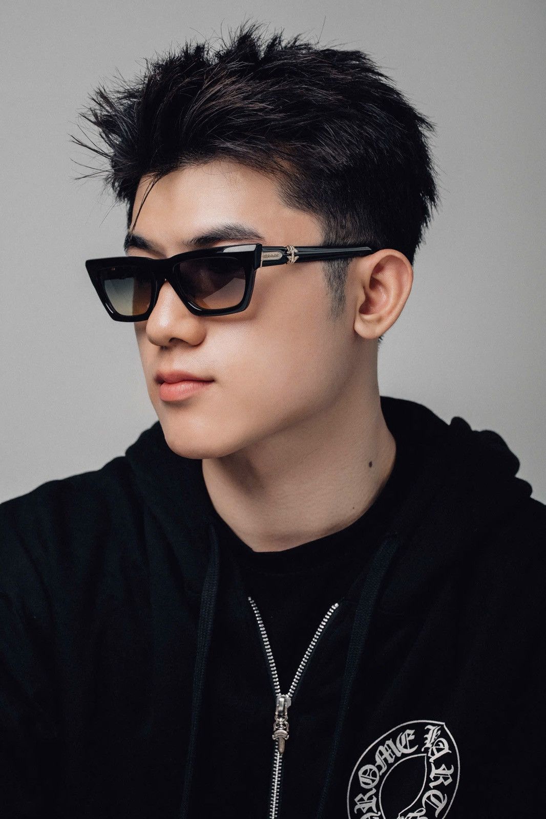 Chrome Hearts CHROME HEARTS CLITERALLY BLACK-18KGP SUNGLASSES Size ONE SIZE - 10 Thumbnail