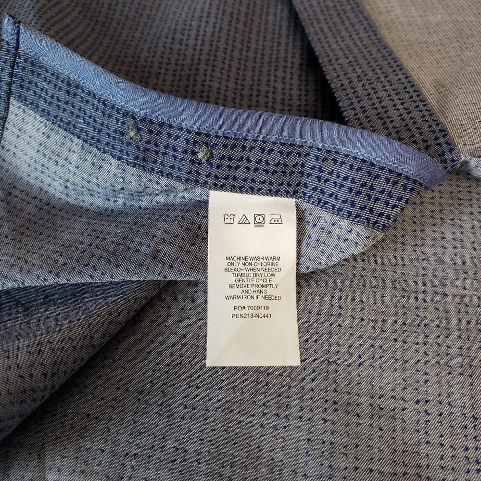 Original Penguin Original Penguin Munsingwear Button Slim Fit Dress Shirt Size US S / EU 44-46 / 1 - 7 Thumbnail