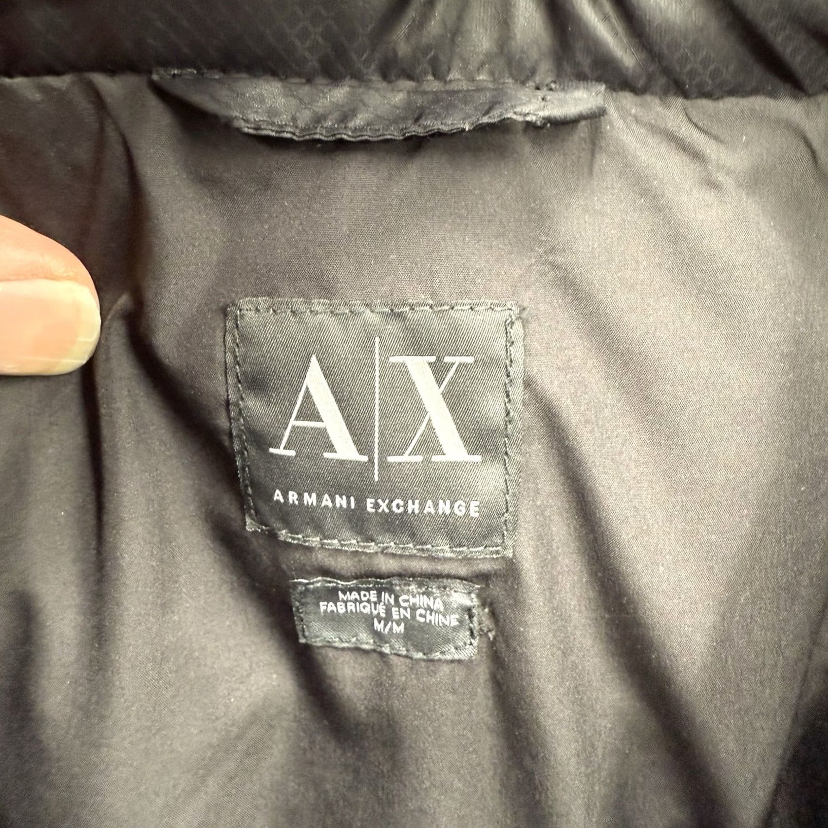 Armani Exchange Armani Exchange Puffer Vest Men M Black Nylon Full Zip Designer Casual, Travel Logo Zipper Full Zip Vest Mens Size US M / EU 48-50 / 2 - 3 Thumbnail