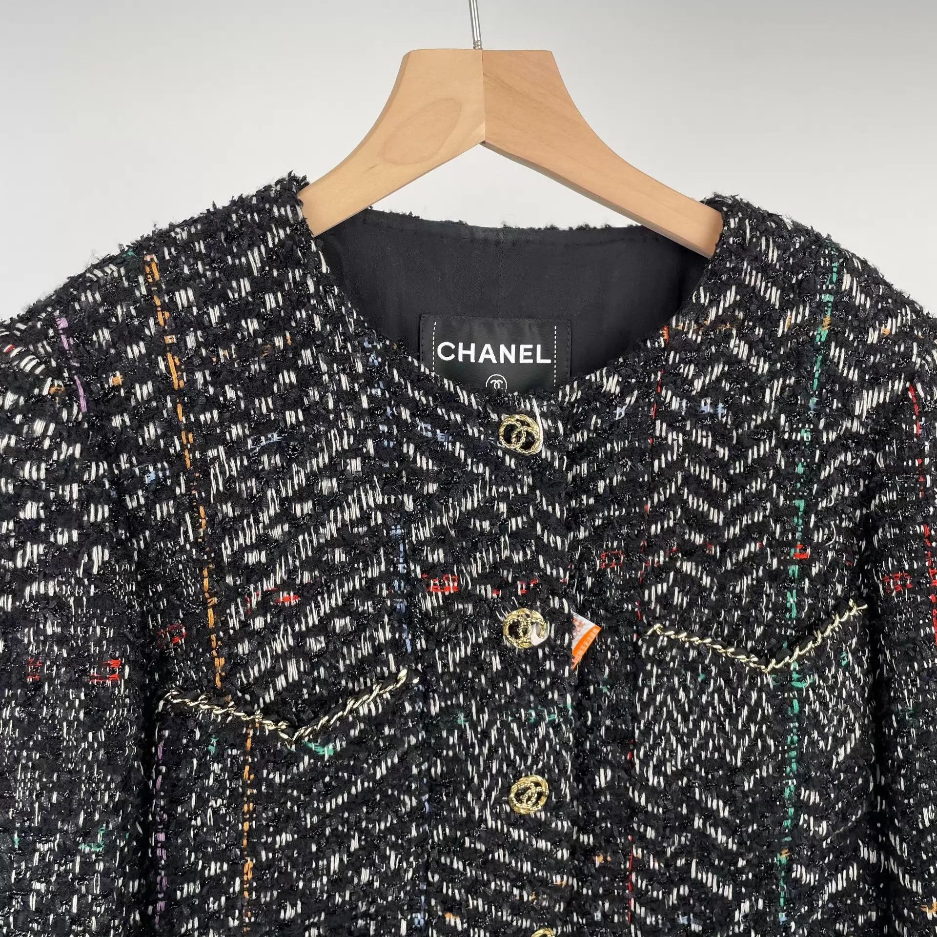 Chanel Chanel Heavy Tweed Cardigan Size S / US 4 / IT 40 - 9 Thumbnail