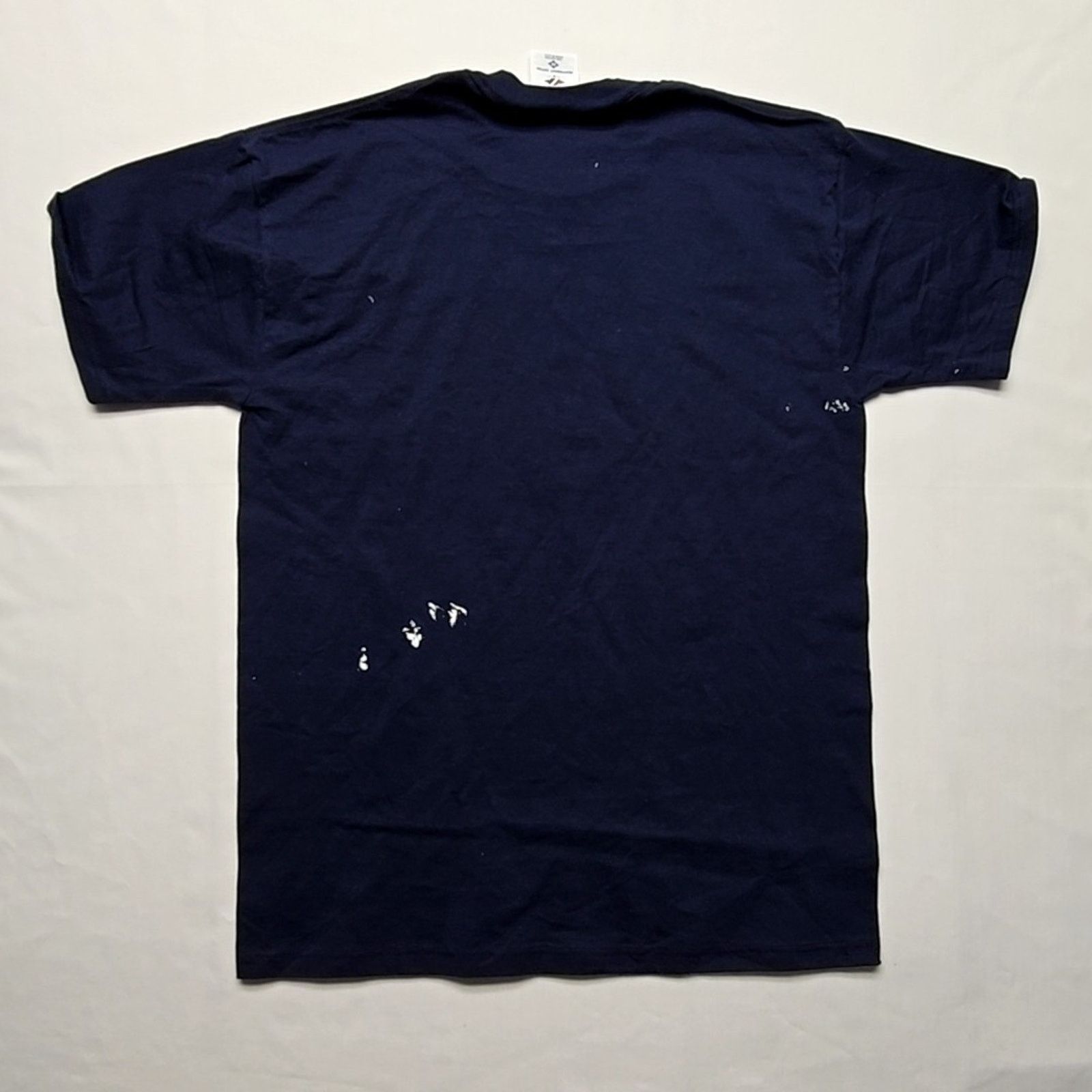 Jerzees Vintage Blank Misprint Shirt Blue Mens Medium Tee USA 90s Size US M / EU 48-50 / 2 - 3 Thumbnail