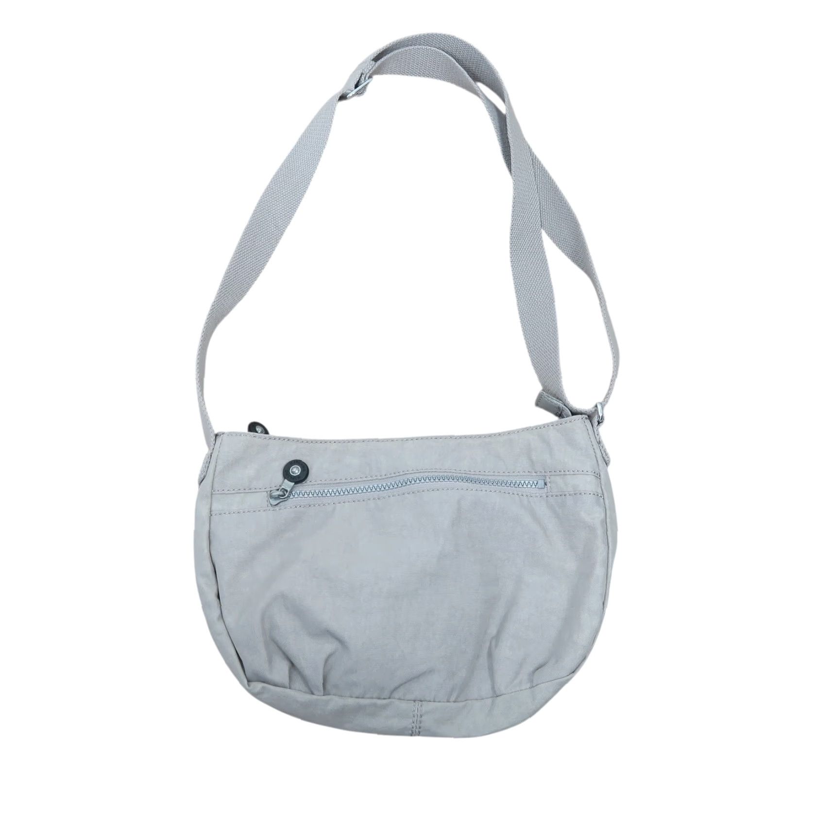 Vintage Kipling Crossbody Bag Purse Small Nylon Gray Zip Closure Women Casual Size ONE SIZE - 3 Thumbnail