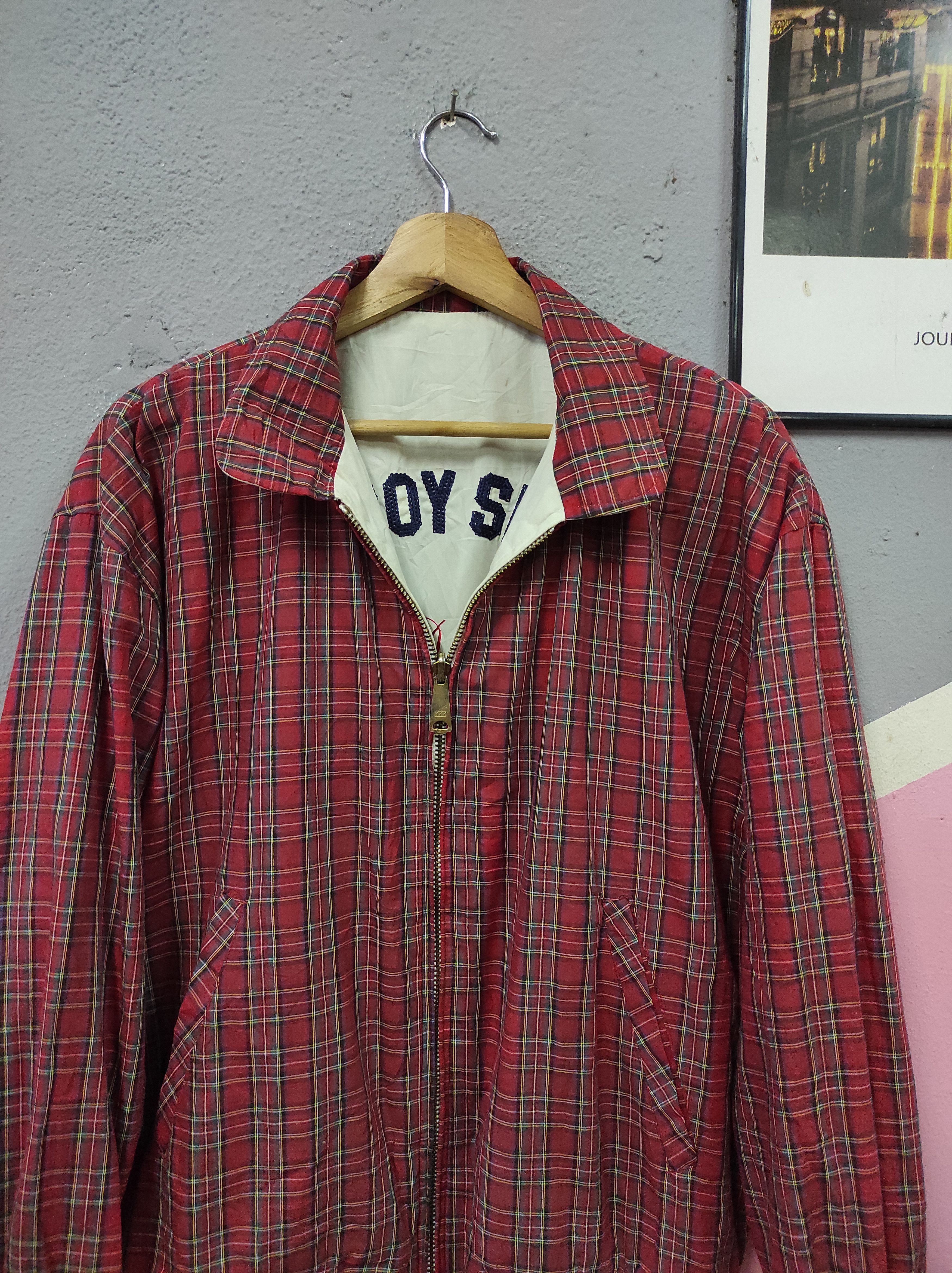 Japanese Brand × Vintage EASTBOY SPORTS EMBROIDERY LIGHT REVESIBLE JACKET Size US M / EU 48-50 / 2 - 6 Thumbnail