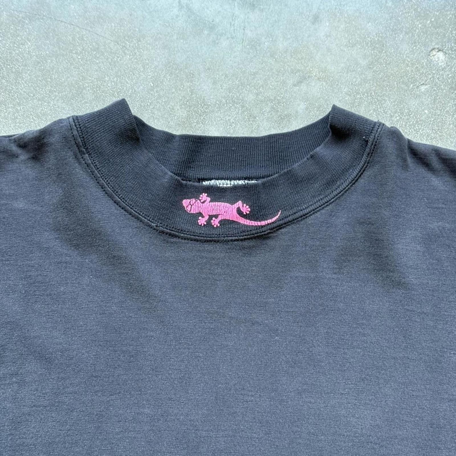 Other Happy T-Shirts Inc “Hawaii Gecko” Mock Neck Vintage T-shirt Size US XL / EU 56 / 4 - 3 Thumbnail