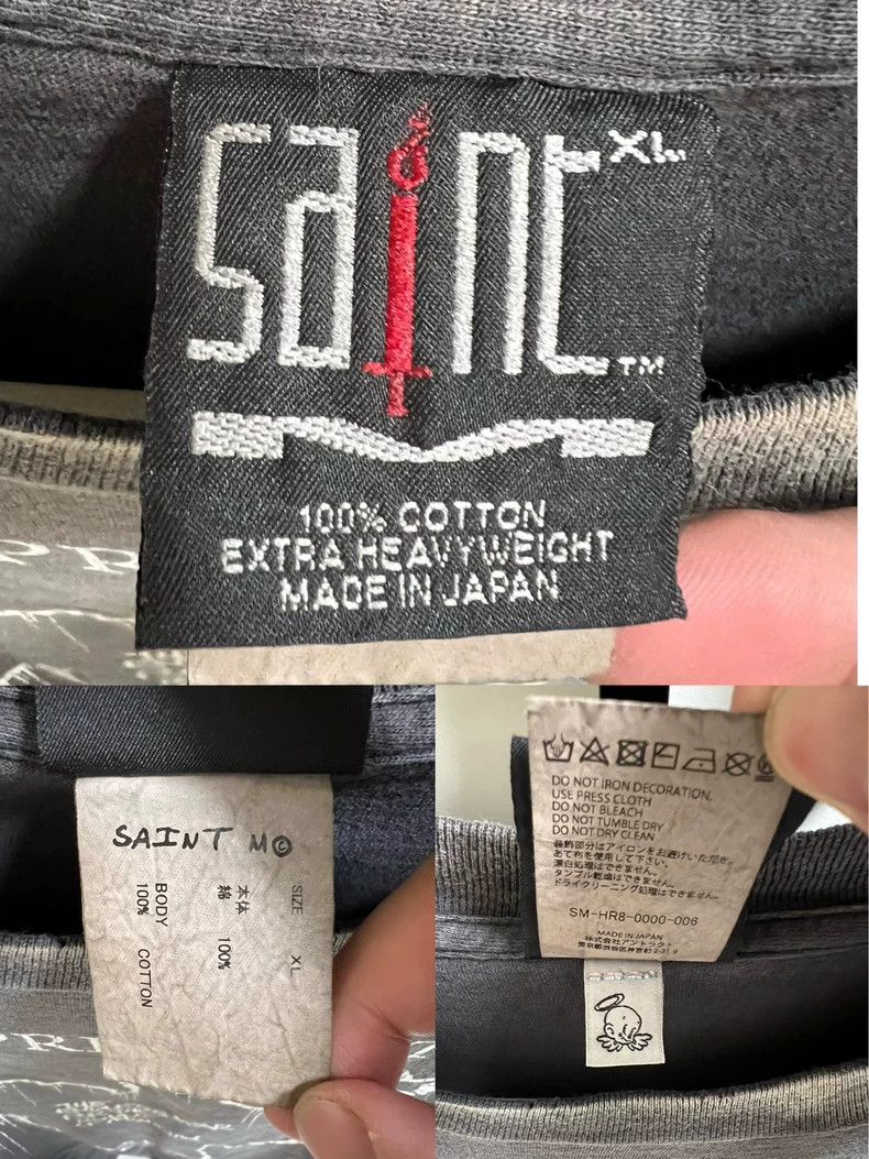 Saint Michael Saint Michael Jesus slogan made old retro short sleeves Size US XL / EU 56 / 4 - 9 Thumbnail
