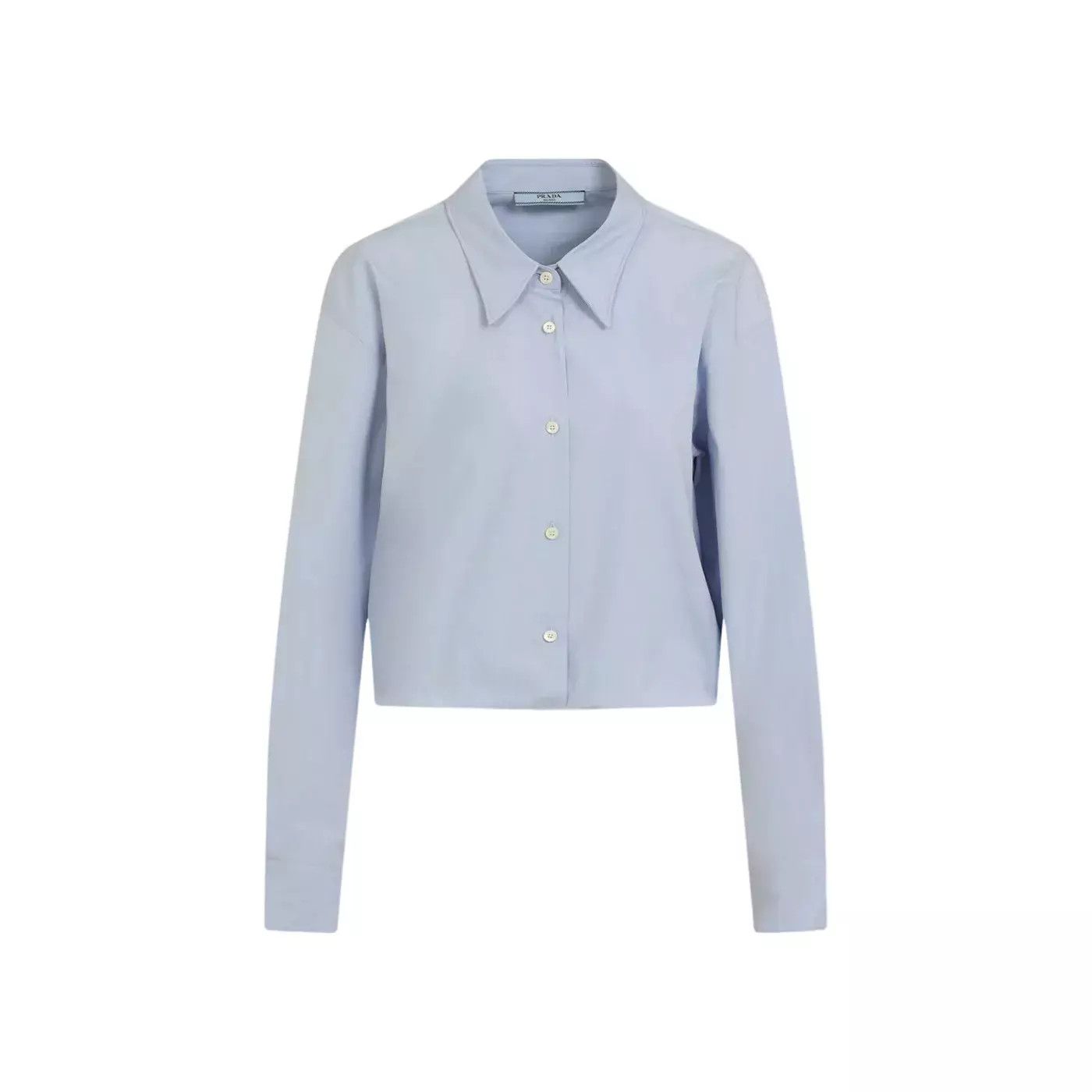 Prada PRADA Blue Cotton Shirt New & Authentic Size ONE SIZE - 1 Thumbnail