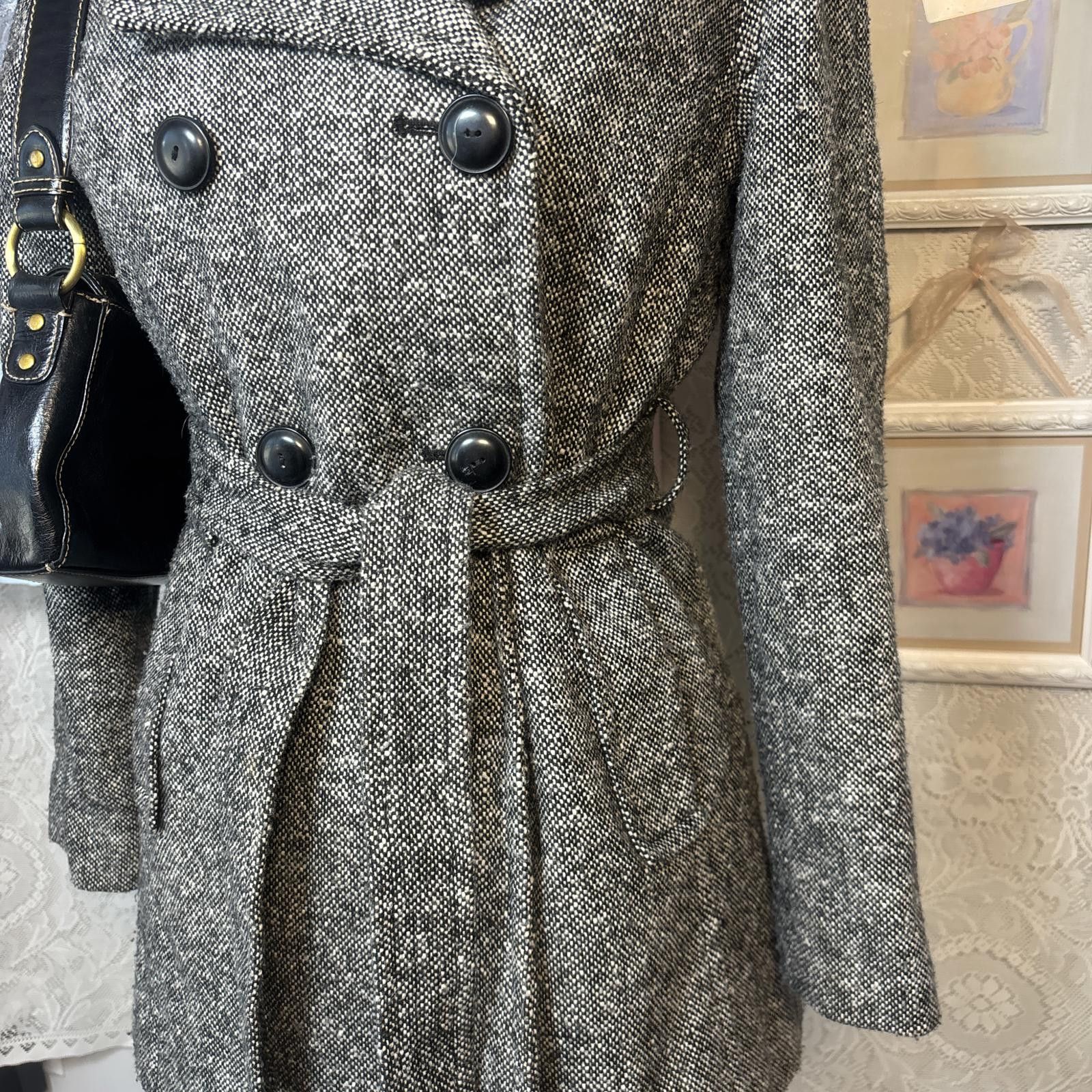 Old Navy y2k cozy tweed old navy jacket coat Size XS / US 0-2 / IT 36-38 - 4 Thumbnail