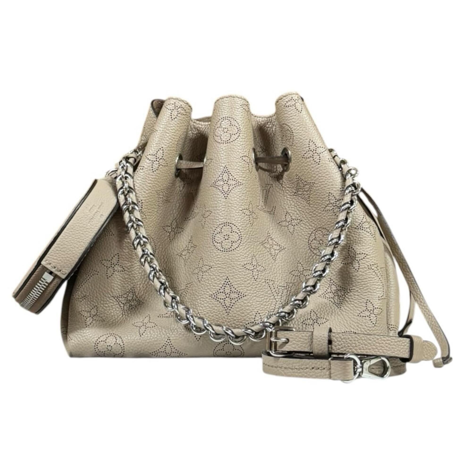 Louis Vuitton Louis Vuitton Bella Monogram Mahina Shoulder Bag, M57201 Beige, Women's, LOUIS VUITTON, 2-way Size ONE SIZE - 1 Thumbnail