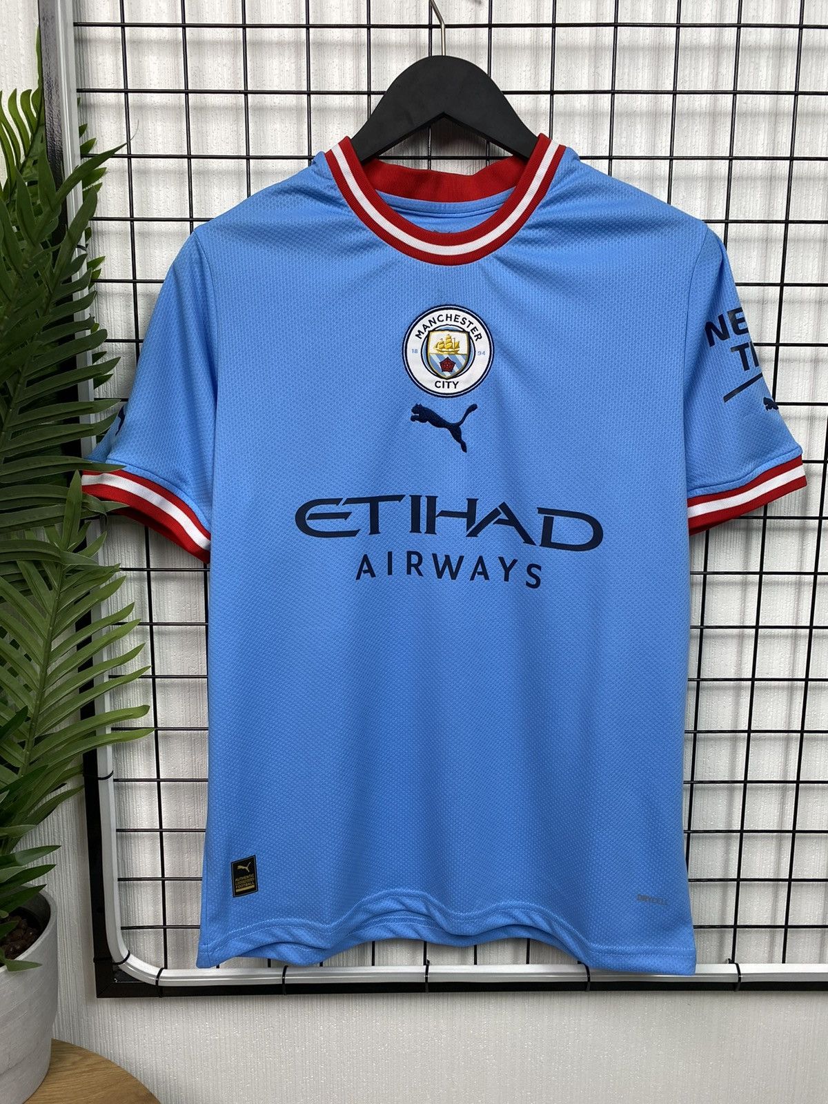 Puma Manchester City soccer jersey 2022 2023 Puma S size football Size US S / EU 44-46 / 1 - 1 Thumbnail