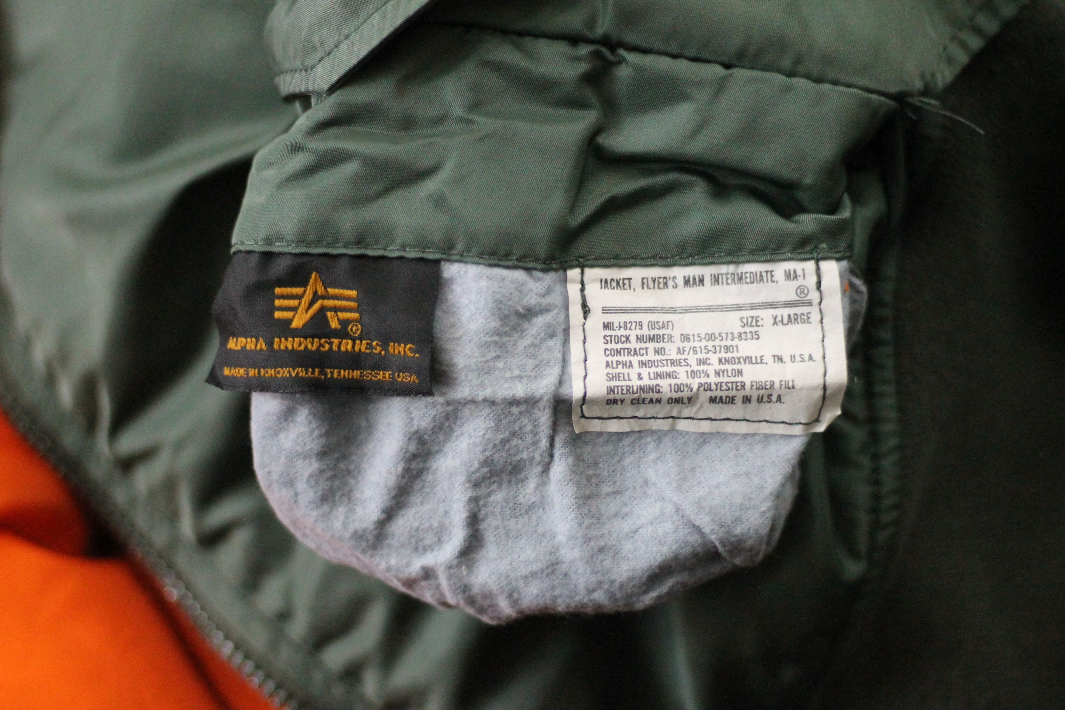Alpha Industries Vintage ALPHA INDUSTRIES Reversible Bomber Jacket. Size US XL / EU 56 / 4 - 17 Thumbnail