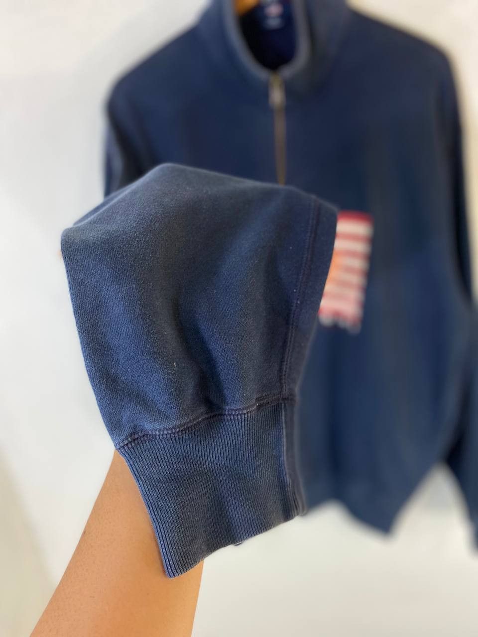 vintage polo sport ralph lauren half zipper jacket
