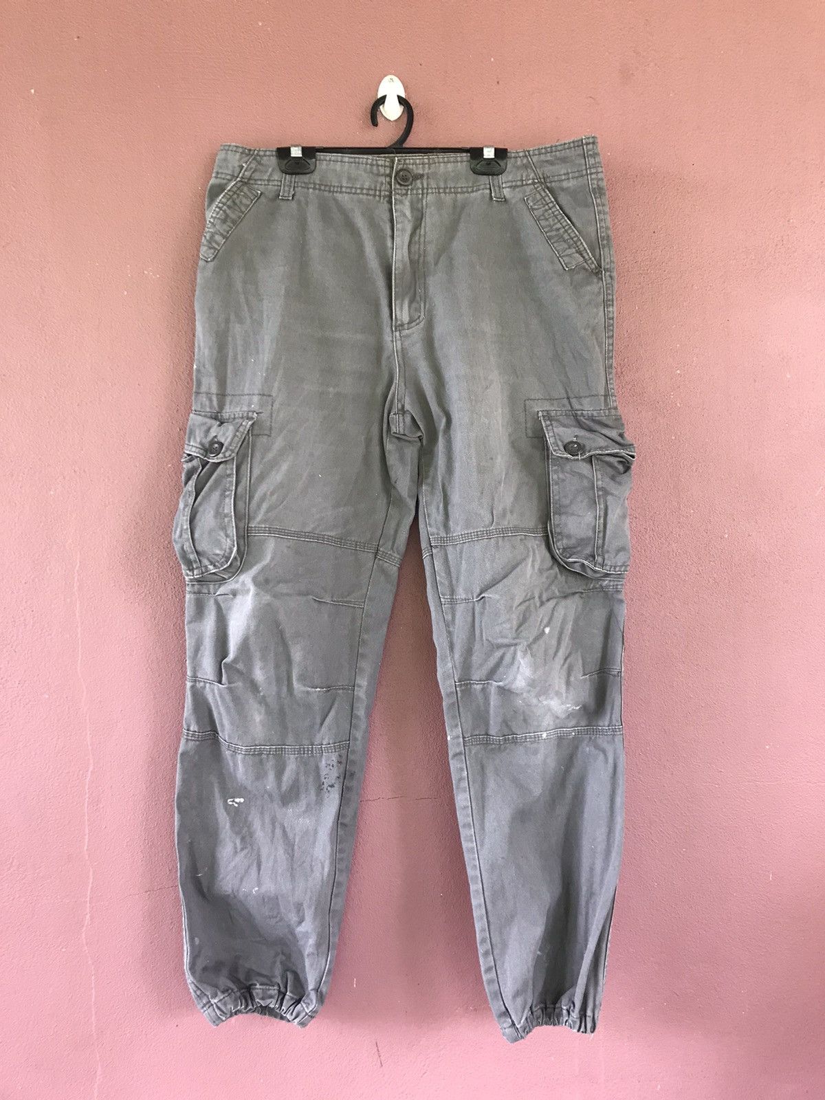 Japanese Brand Multipockets Cargo Pants Size 36 Size US 35 - 1 Thumbnail
