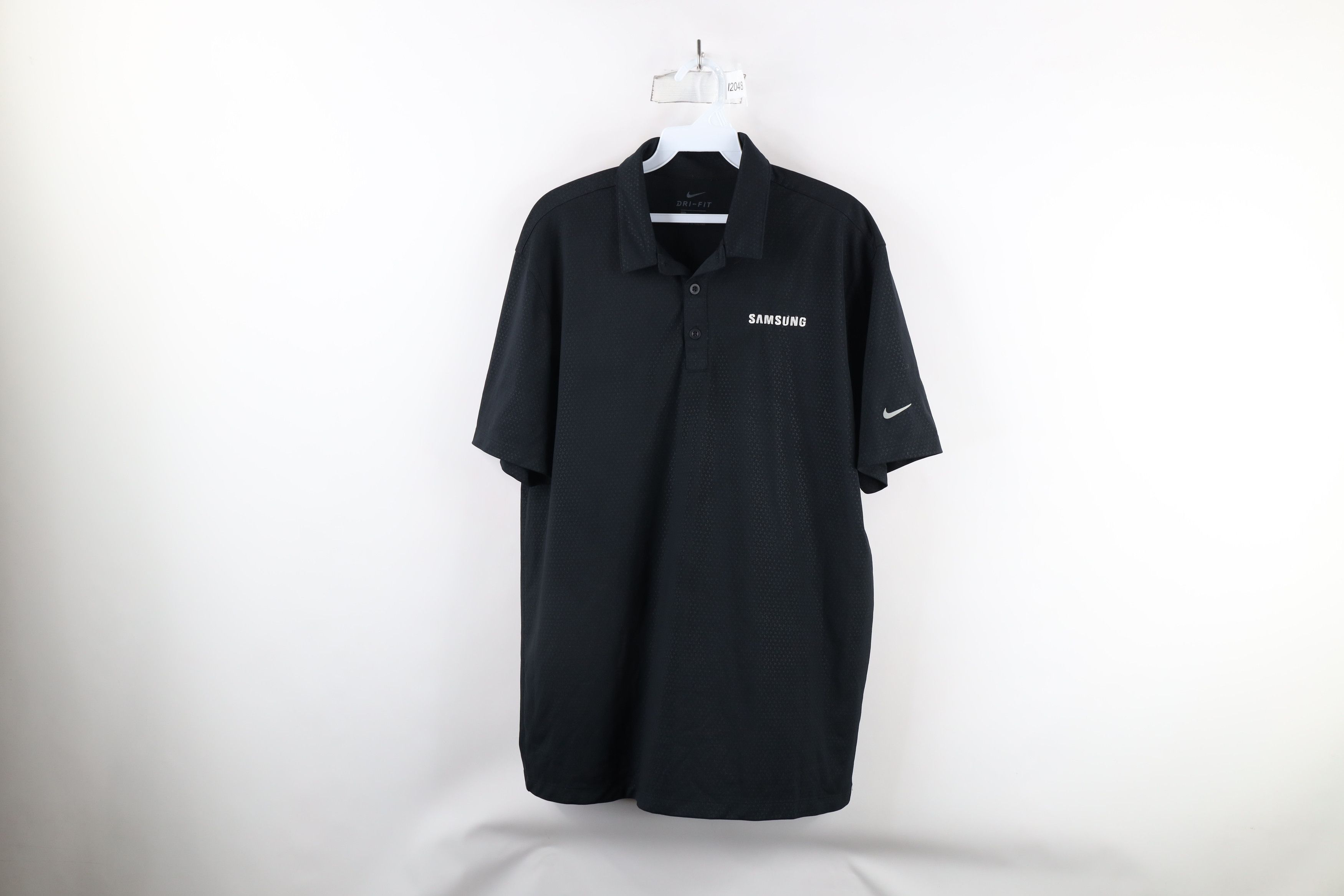 Nike × Vintage Nike Out Samsung Electronics Collared Golf Polo Shirt Black Size US M / EU 48-50 / 2 - 1 Thumbnail