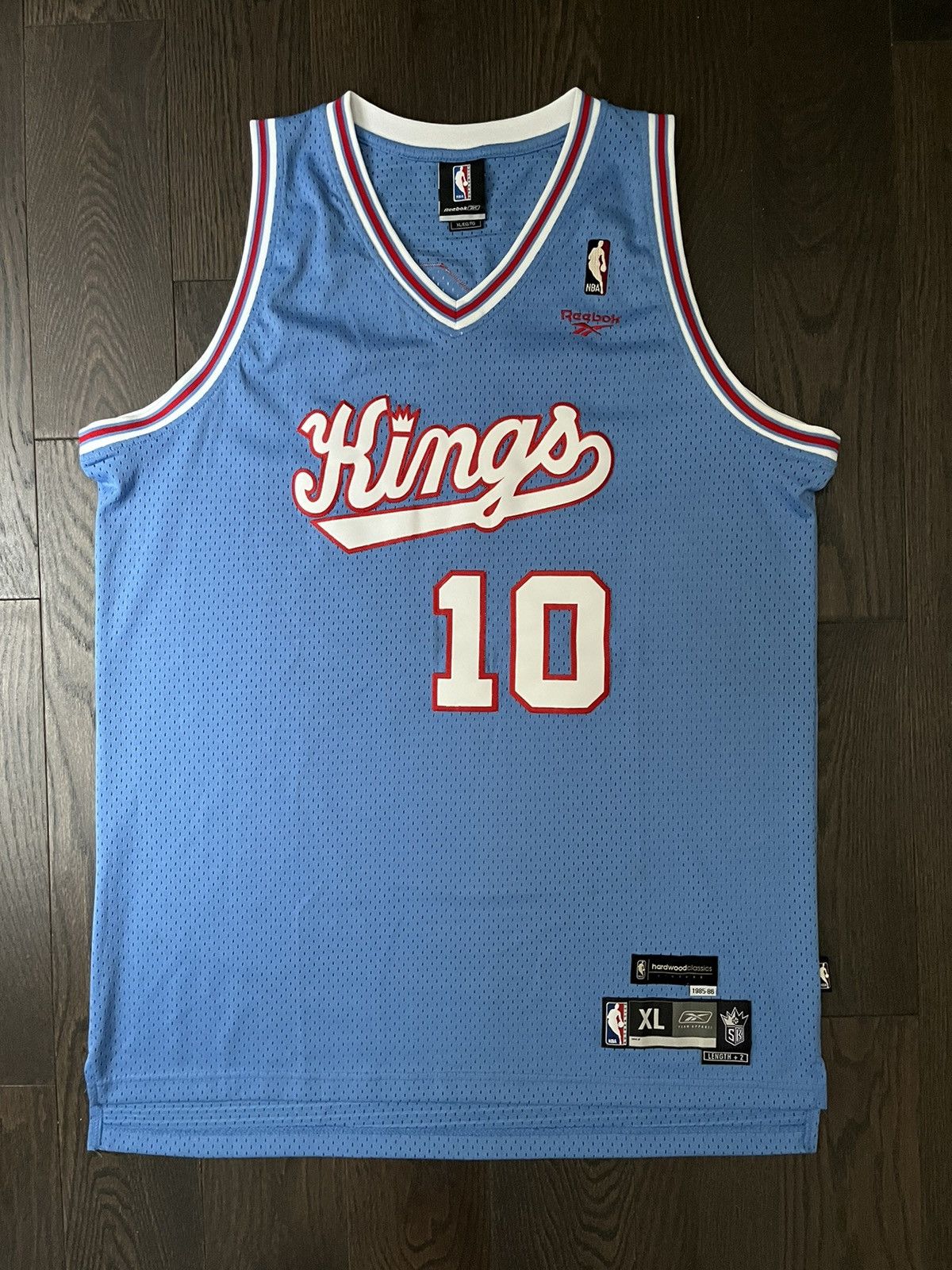 Vintage Mike Bibby Sacramento Kings NBA Jersey Tops