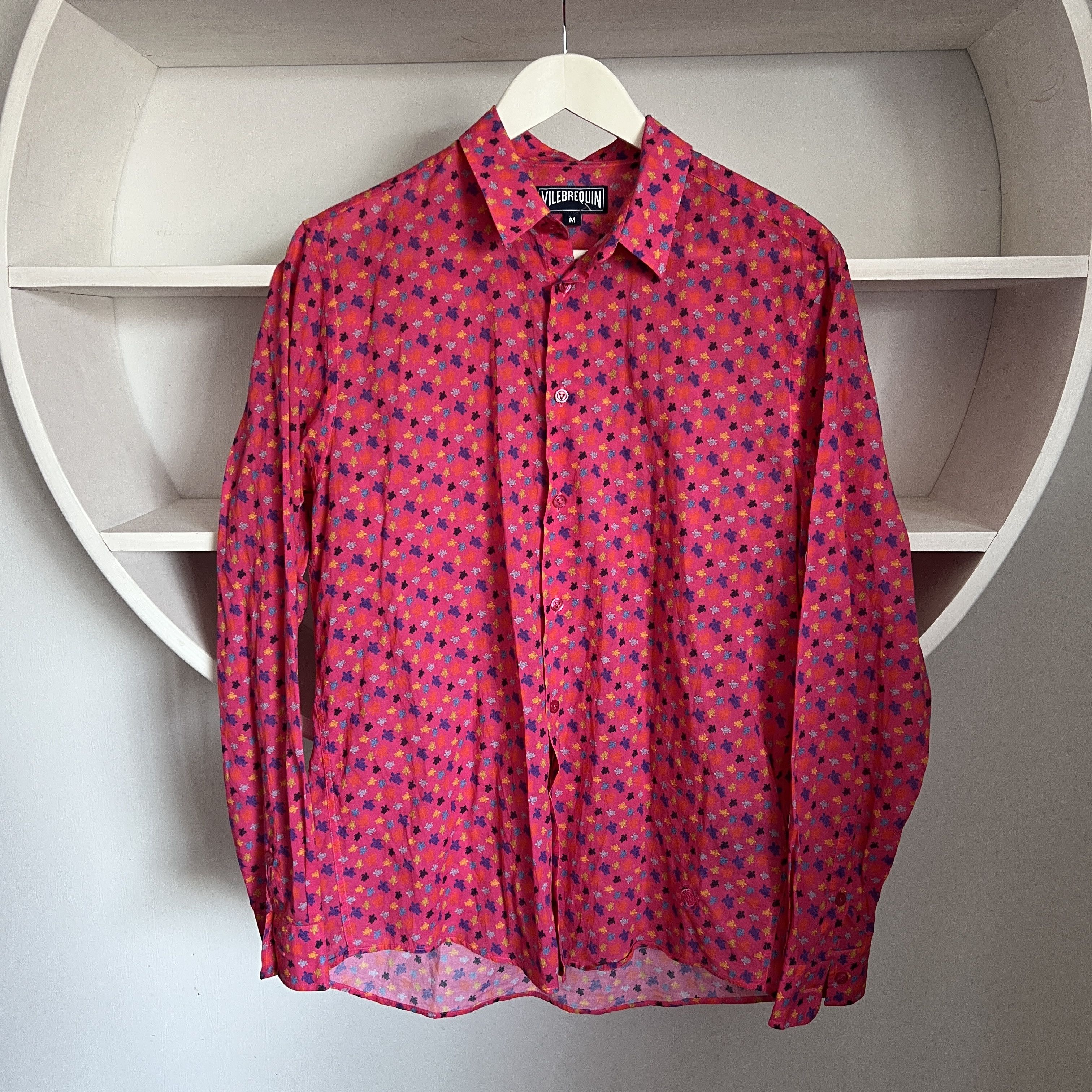 Vilebrequin Men's VILEBREQUIN Cotton Casual Logo Pink Shirt Size M Size US S / EU 44-46 / 1 - 1 Thumbnail
