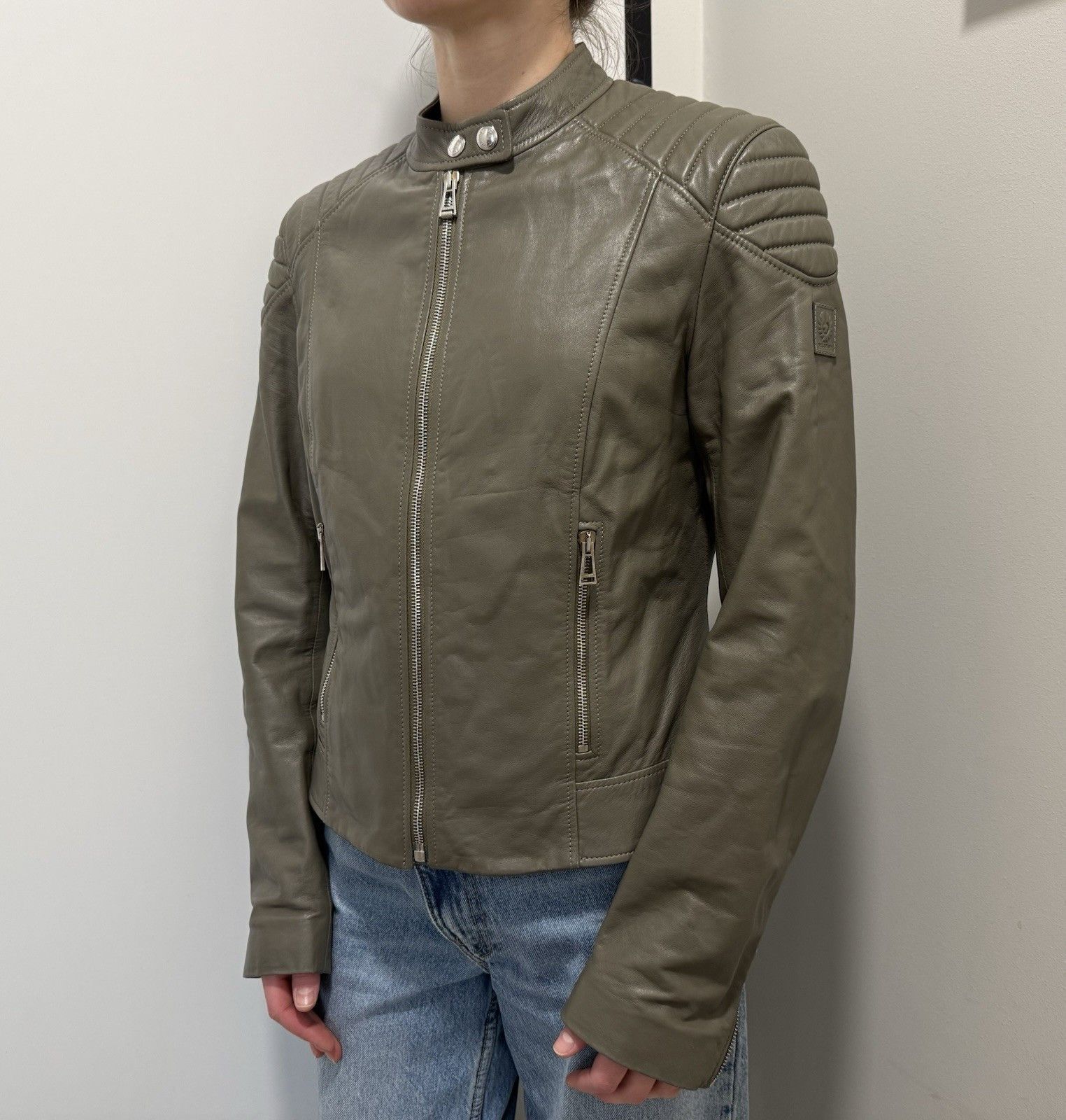 Belstaff DDP Belstaff Leather Moto Biker Womens Jacket size 42 Size M / US 6-8 / IT 42-44 - 6 Thumbnail