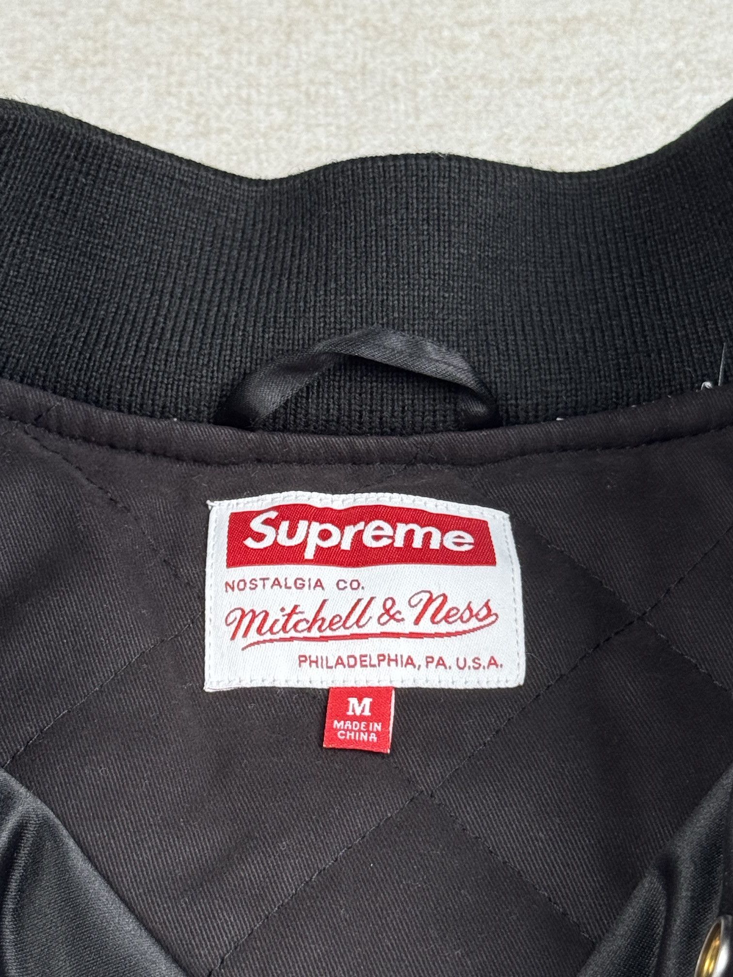 Supreme Supreme x Mitchell & Ness Sequin Varsity Size US M / EU 48-50 / 2 - 4 Thumbnail