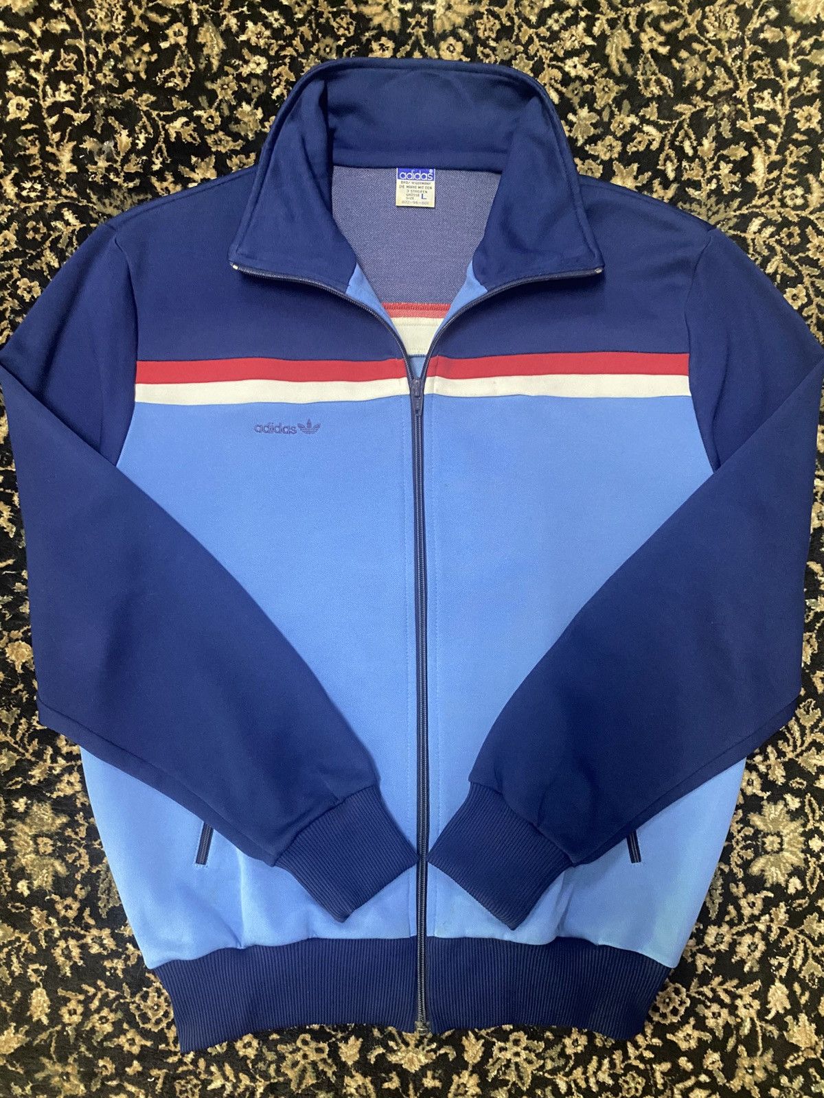 Adidas Vintage Adidas West Germany Track Jacket ATS-84 (1980s) Size US L / EU 52-54 / 3 - 2 Thumbnail