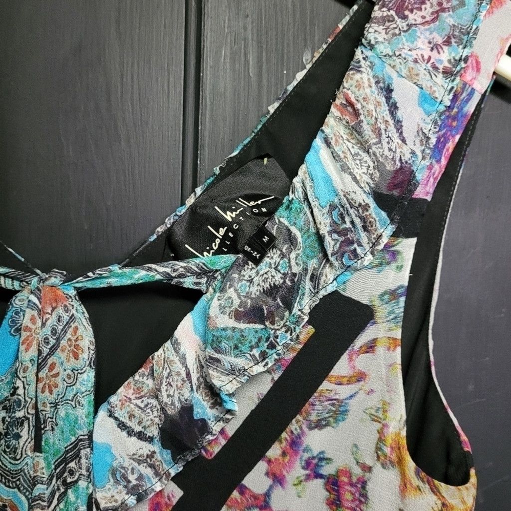 Nicole Miller Nicole Miller, beautiful dress, casual, NWOT, Size M Size L / US 10 / IT 46 - 2 Thumbnail