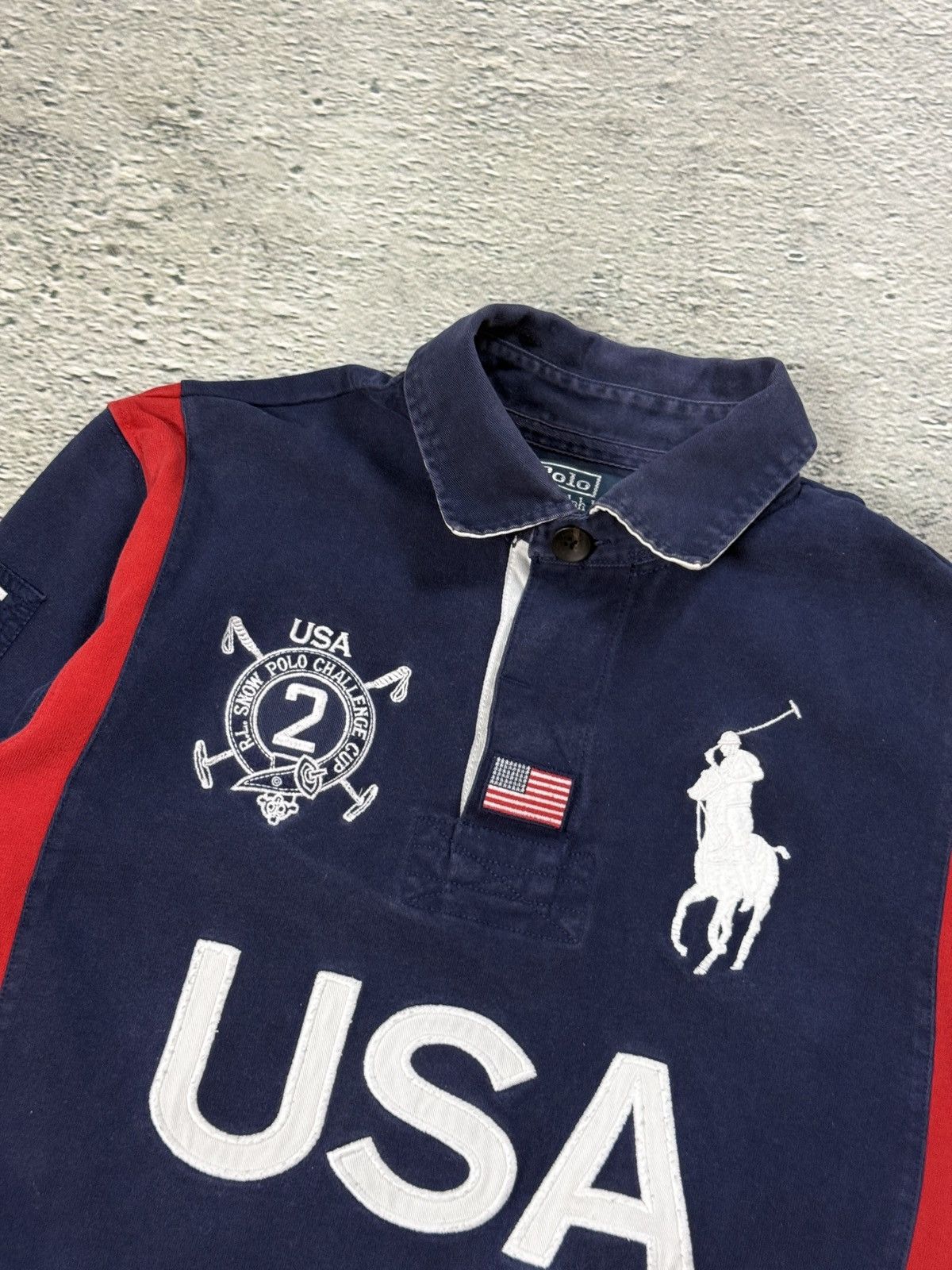 Ralph Lauren Chief Keef Polo Ralph Lauren USA big pony longsleeve Size US M / EU 48-50 / 2 - 3 Thumbnail