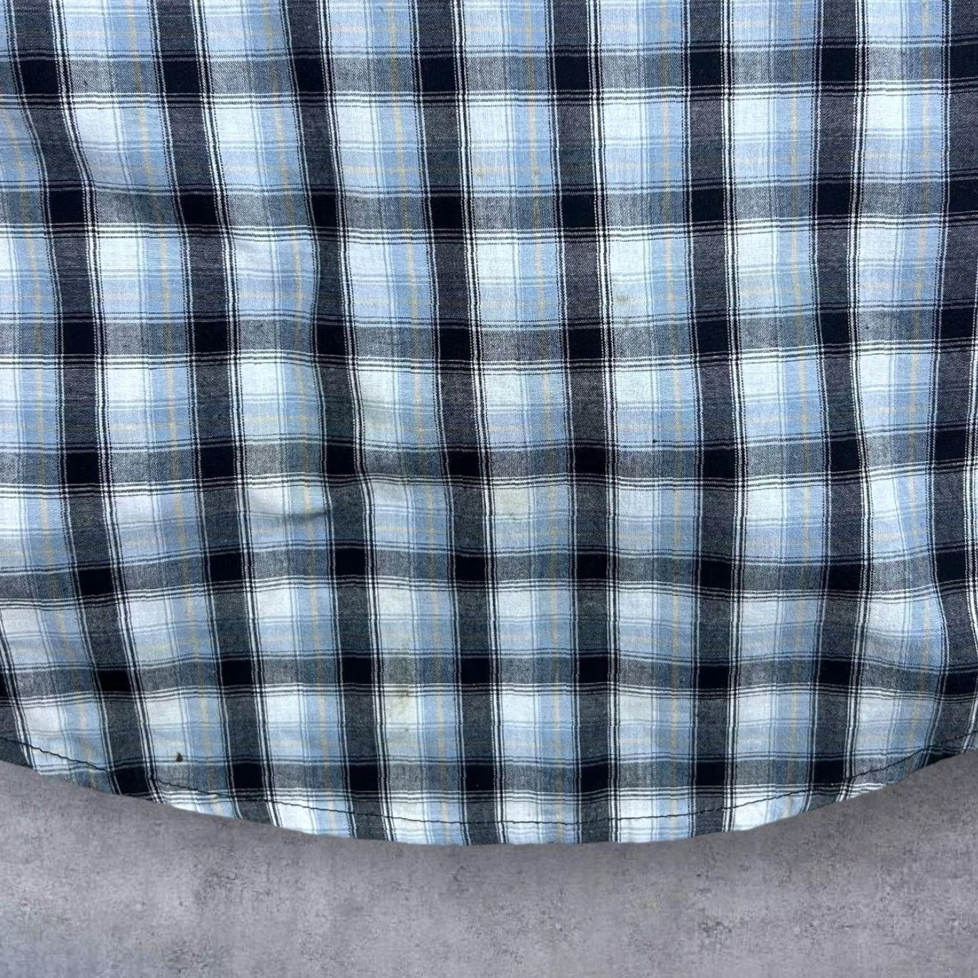 Wrangler VINTAGE Wrangler Western Shirt Mens Small Blue Black White Check Popper Long Sleeve Button-Up Size US S / EU 44-46 / 1 - 5 Thumbnail