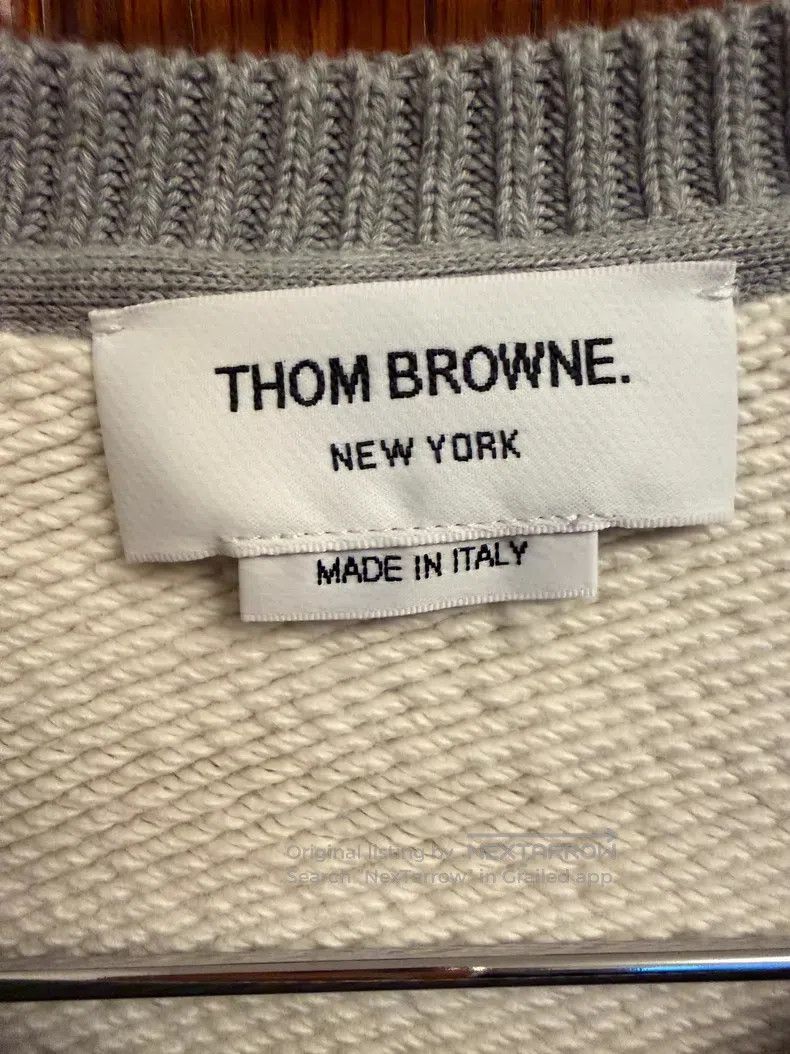 Thom Browne Thom Browne Striped Casual Color-blocked Round-neck Knit T Size US XS / EU 42 / 0 - 4 Thumbnail