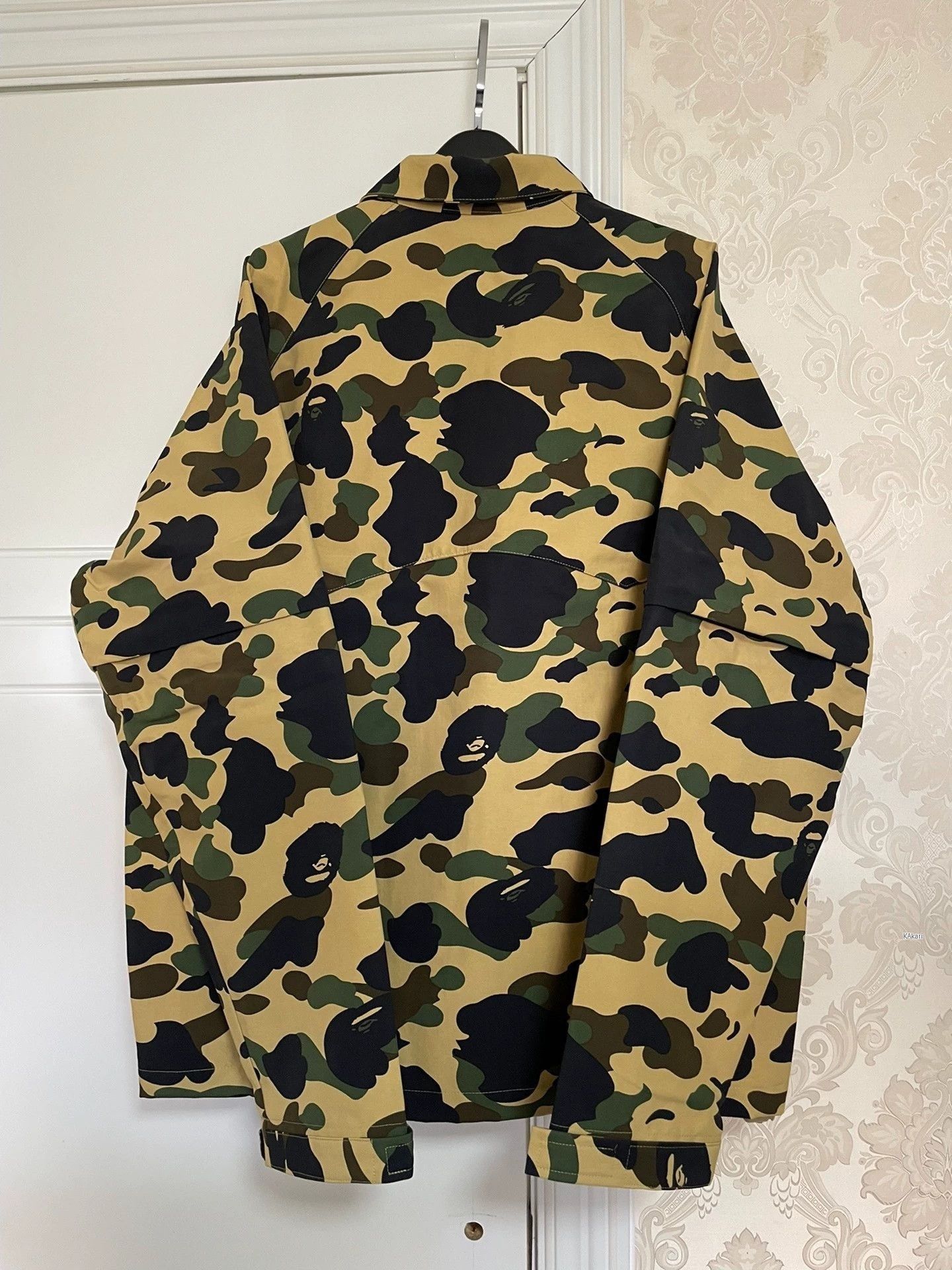 Bape Beige Camouflage Print Zip-Up Jacket Size M Size US M / EU 48-50 / 2 - 2 Thumbnail
