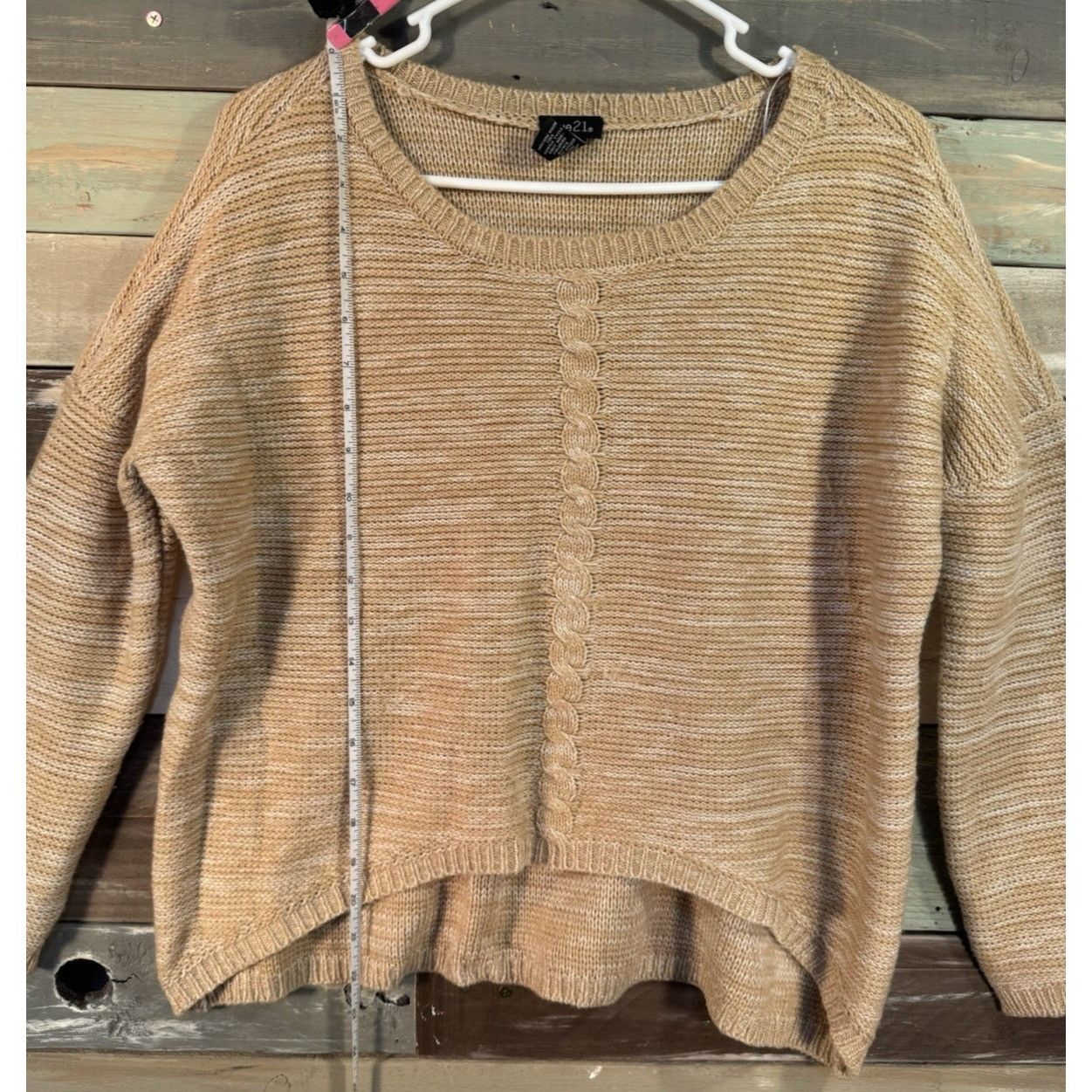 rue21 Rue 21 Knit Brown Sweater Oversized Women’s Small USED Size S / US 4 / IT 40 - 7 Thumbnail