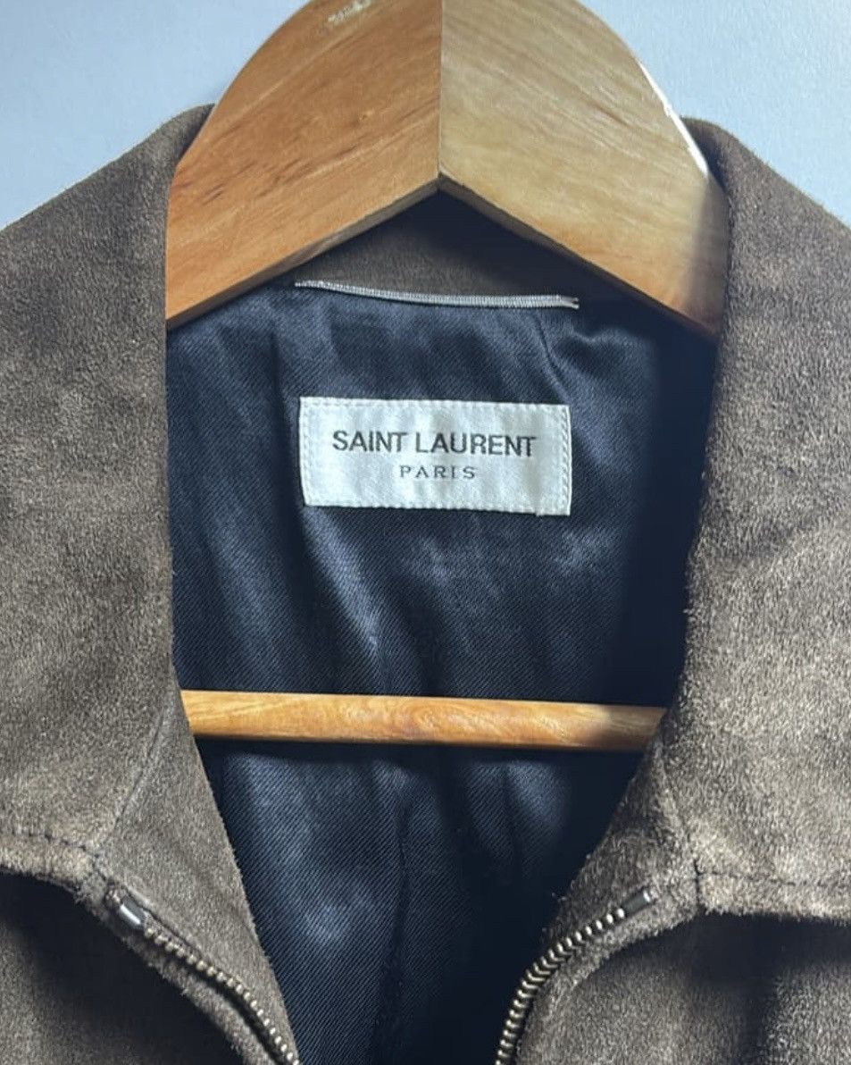 Saint Laurent Paris Saint Laurent Paris Hedi Slimane Suede Jacket Brown Size US S / EU 44-46 / 1 - 3 Thumbnail