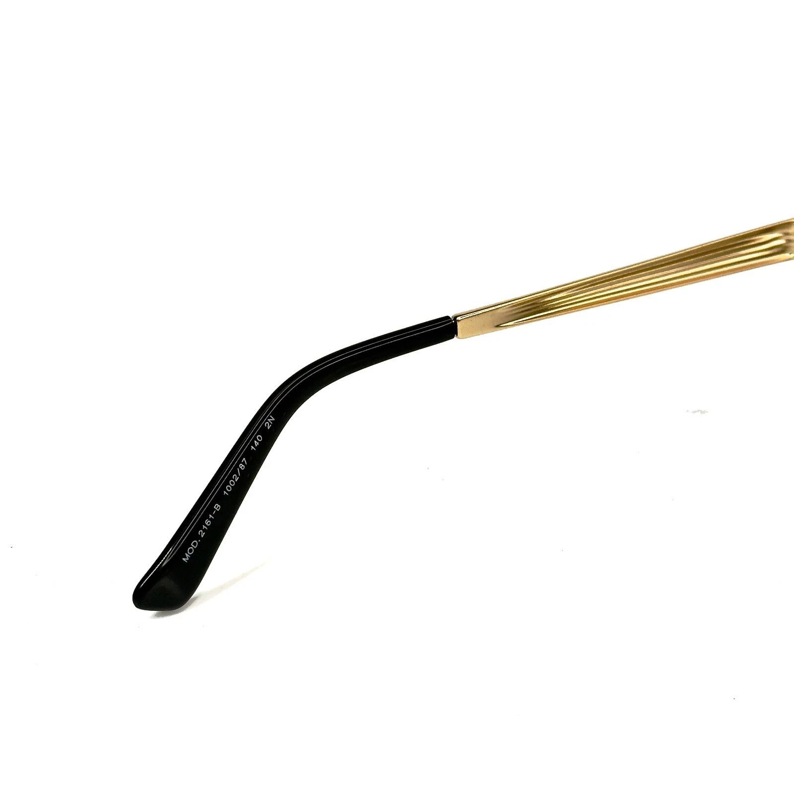 Versace VERSACE VE2161B GLAM Crystal 2161 Black Aviator Sunglasses Size ONE SIZE - 2 Thumbnail