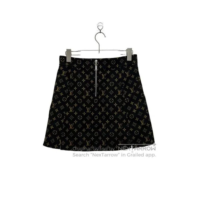 Louis Vuitton Louis Vuitton Black Women's Skirt . Size 26" / US 2 / IT 38 - 2 Thumbnail