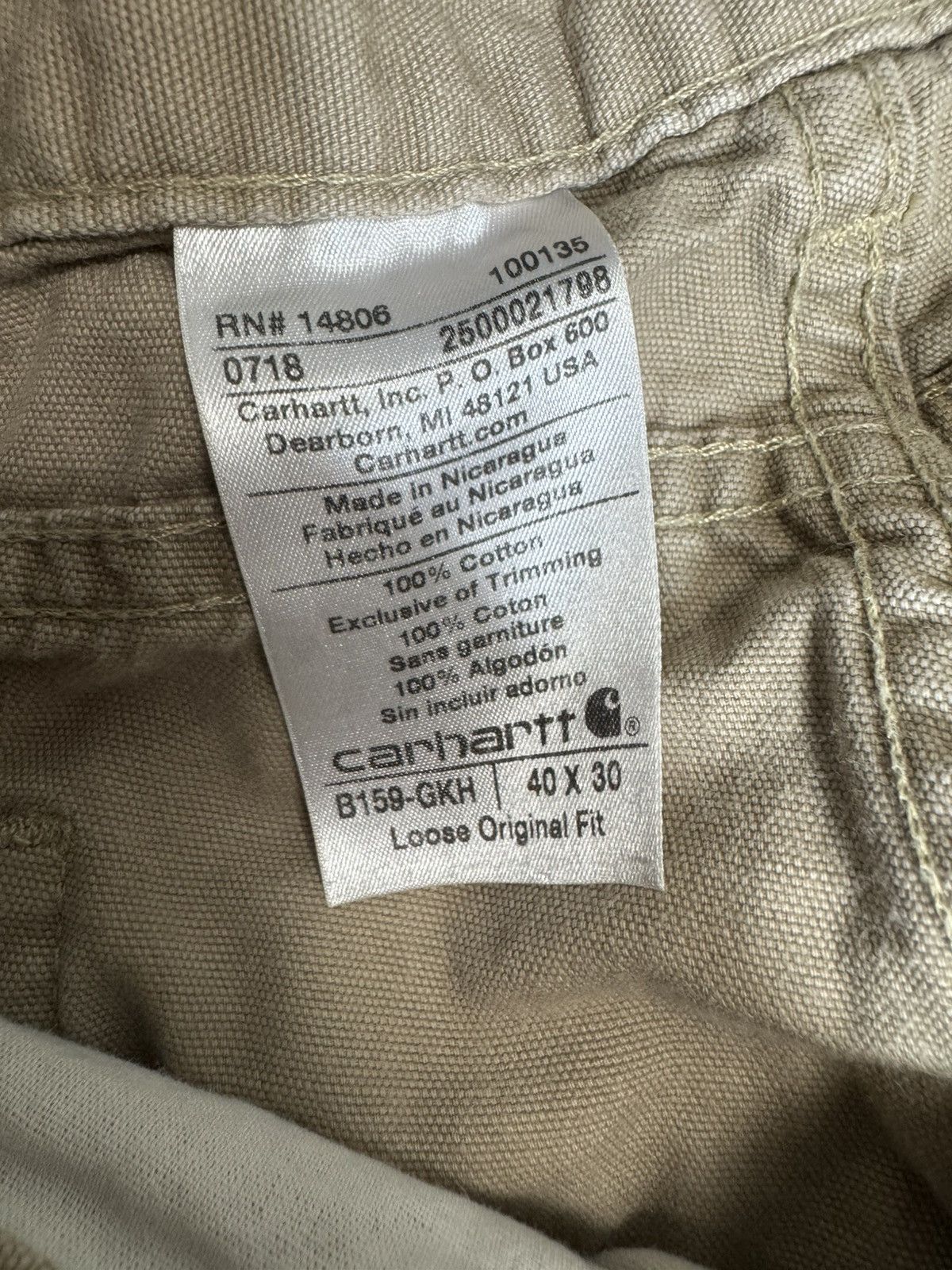 Carhartt Vintage Carhartt Double Knee Pants Size US 30 / EU 46 - 4 Thumbnail
