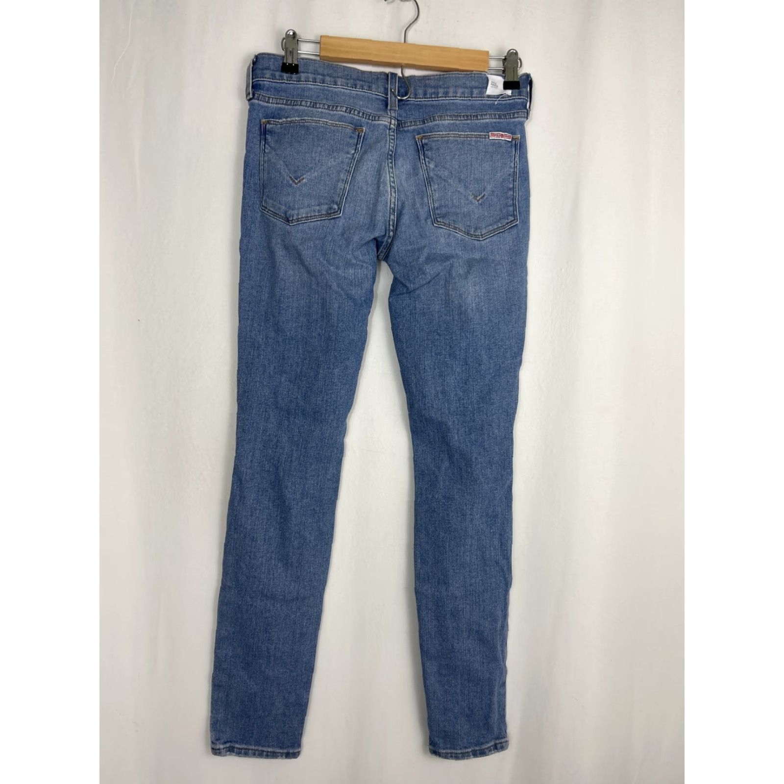 Hudson Hudson Krista Ankle Super Skinny Jeans Women 26 Blue Distressed Zipper 30x29 Size 26" / US 2 / IT 38 - 7 Thumbnail