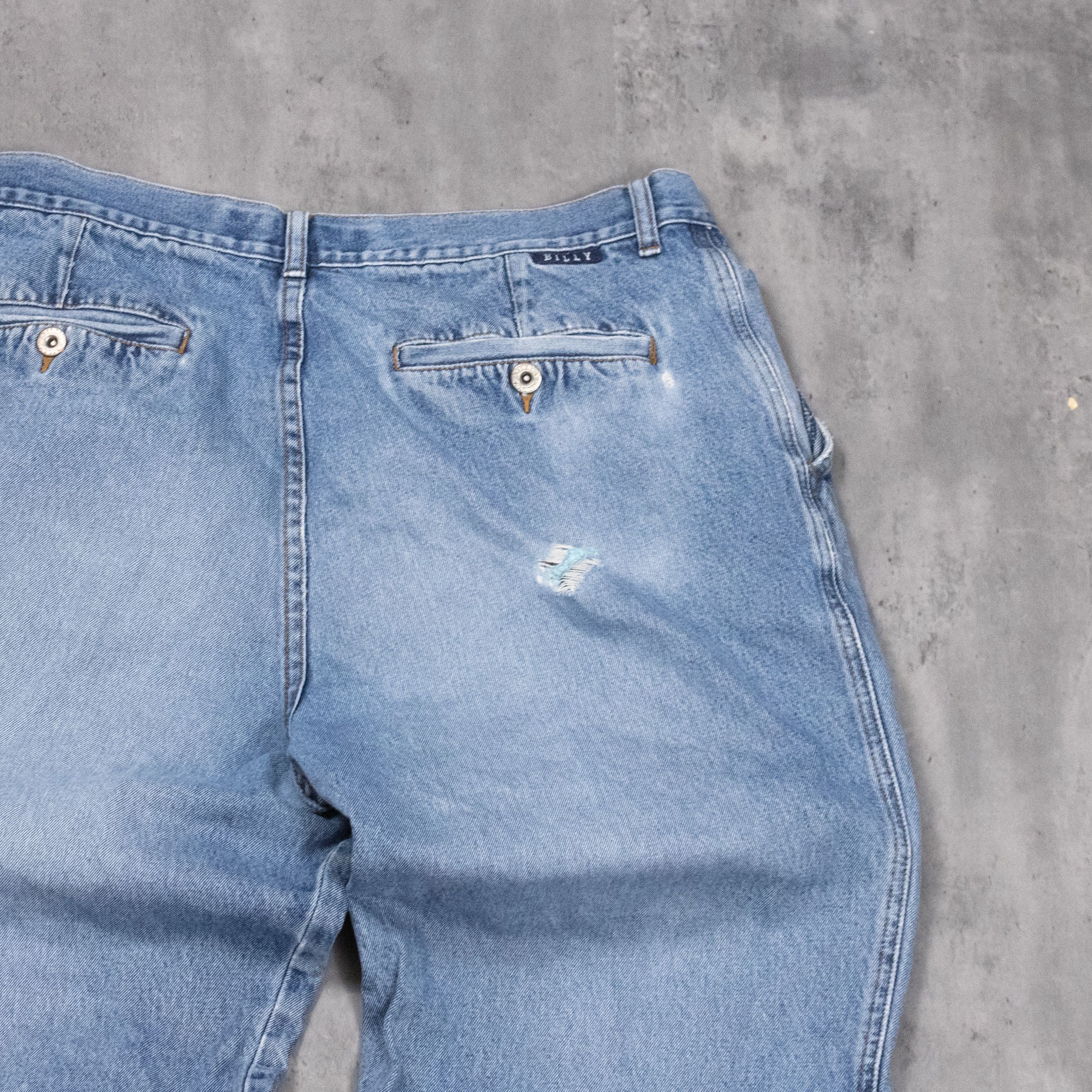 JNCO VTG Y2K Billy Mid Wash Baggy Denim Jeans Size US 34 / EU 50 - 14 Thumbnail