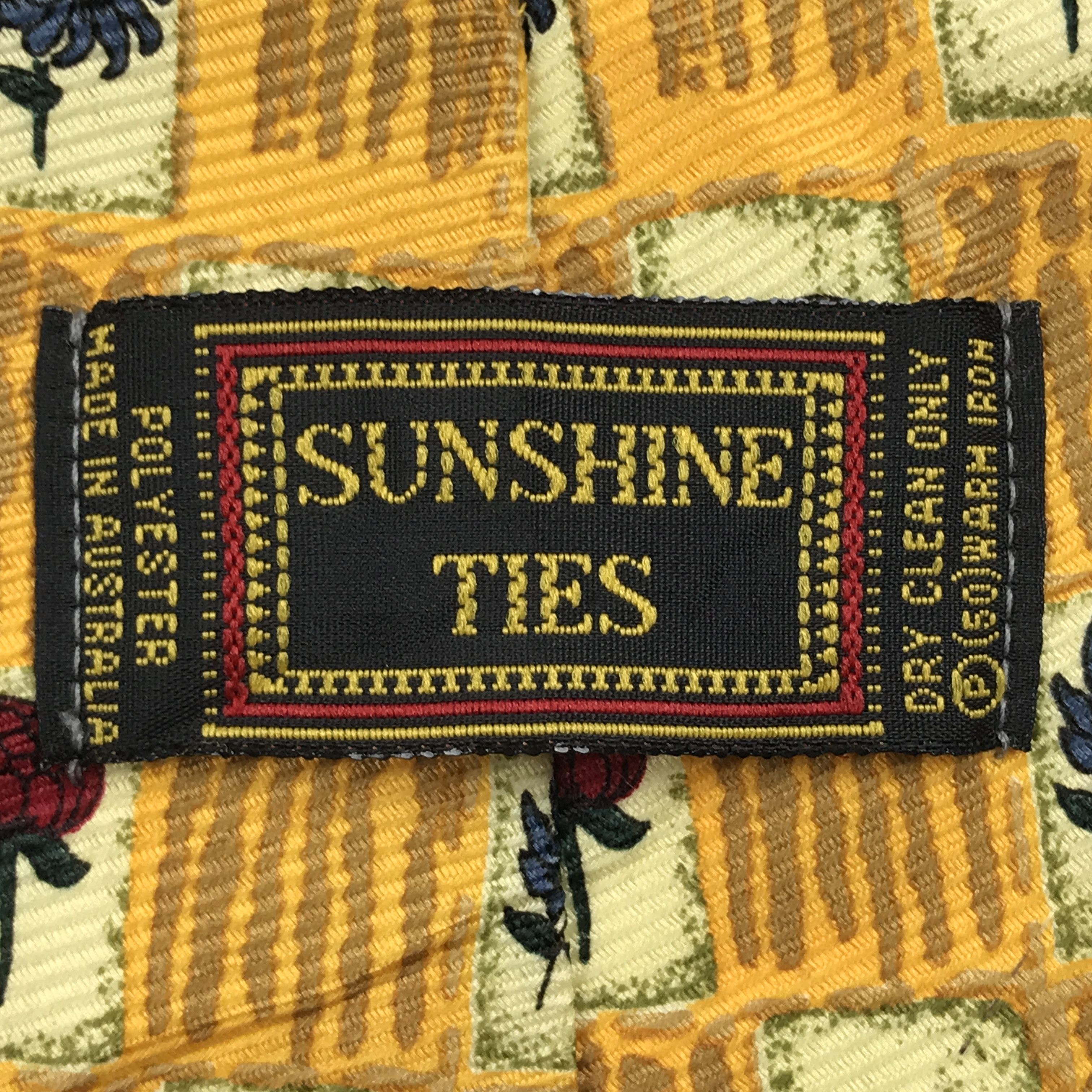 Designer × Vintage Vintage Sunshine Ties Polyester Necktie Size ONE SIZE - 6 Thumbnail