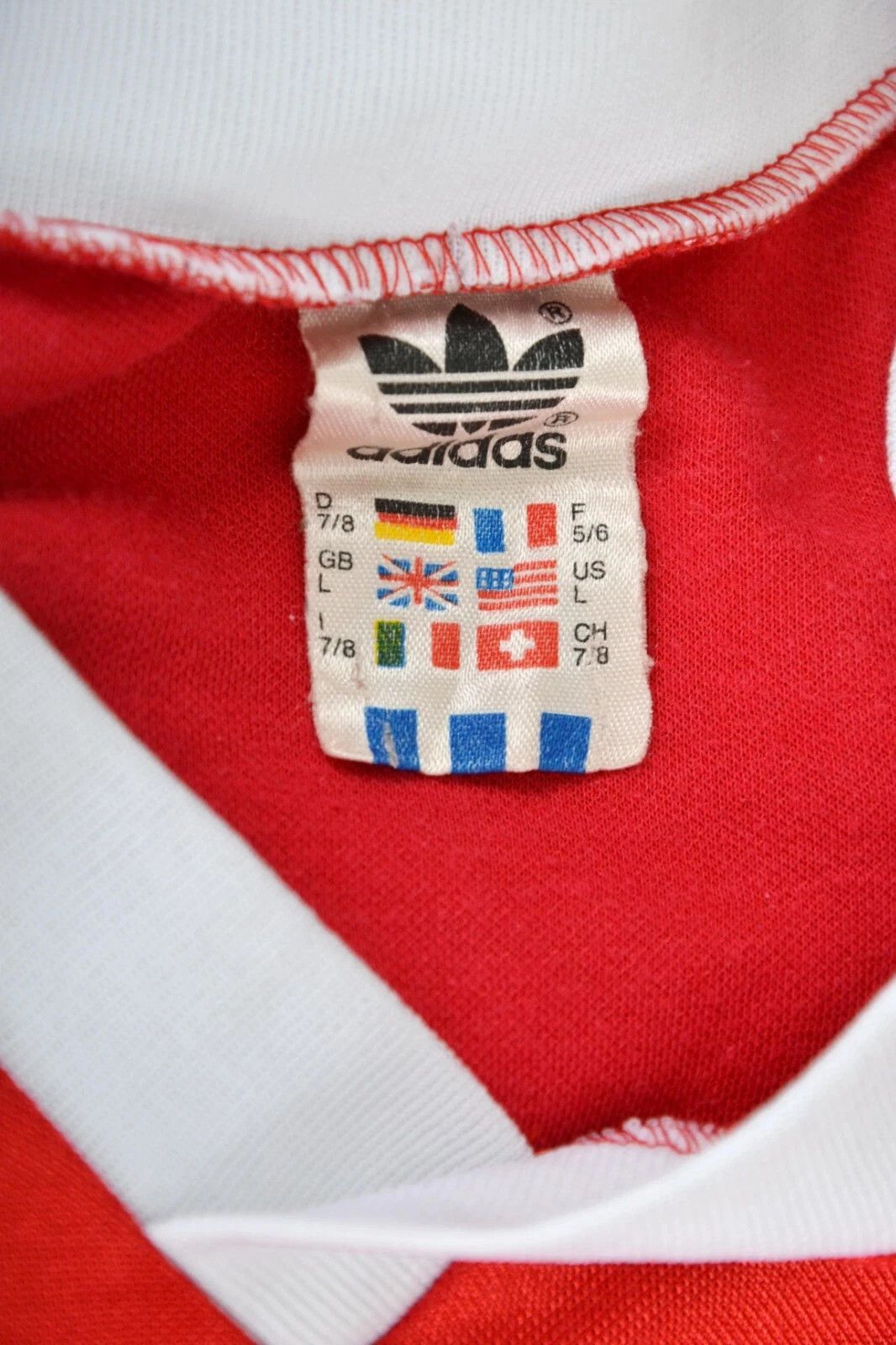 Adidas USSR SOVIET UNION 1987 HOME FOOTBALL SHIRT ADIDAS SIZE L Size US L / EU 52-54 / 3 - 7 Thumbnail