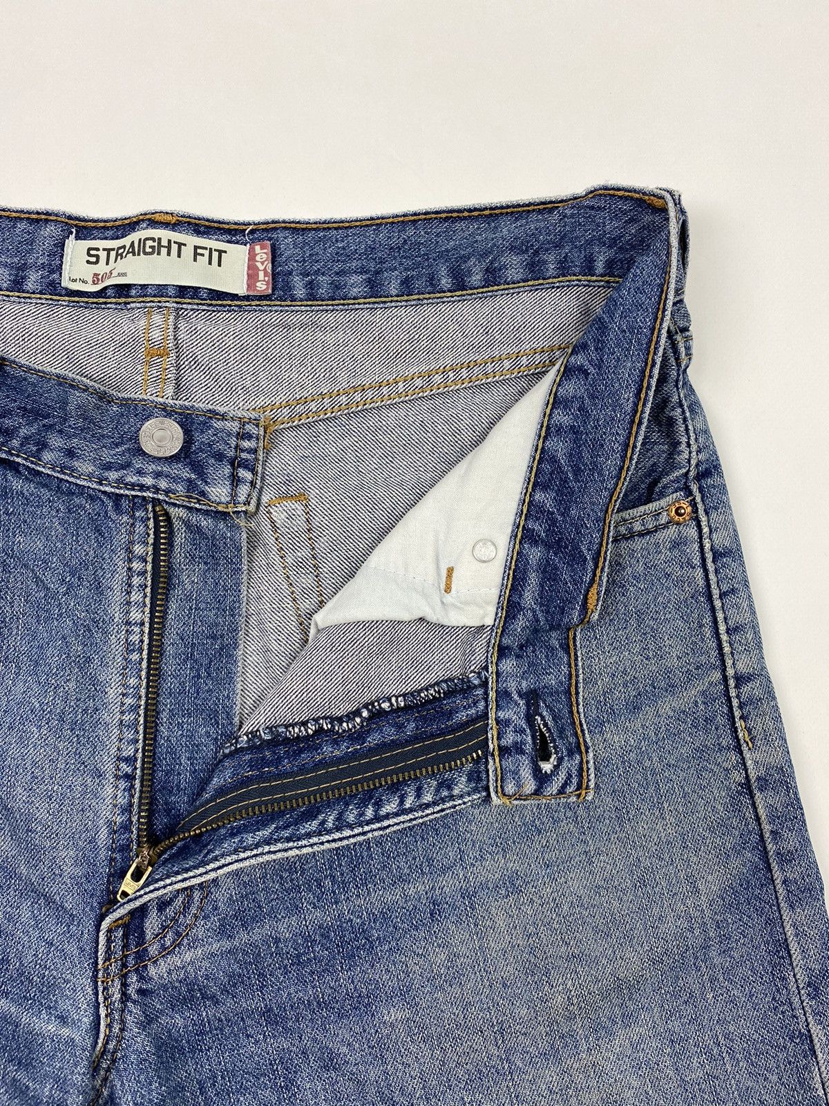 Levi's 2000sVintage Levi’s 505 Denim Straight Jorts W33 Size US 33 - 4 Thumbnail