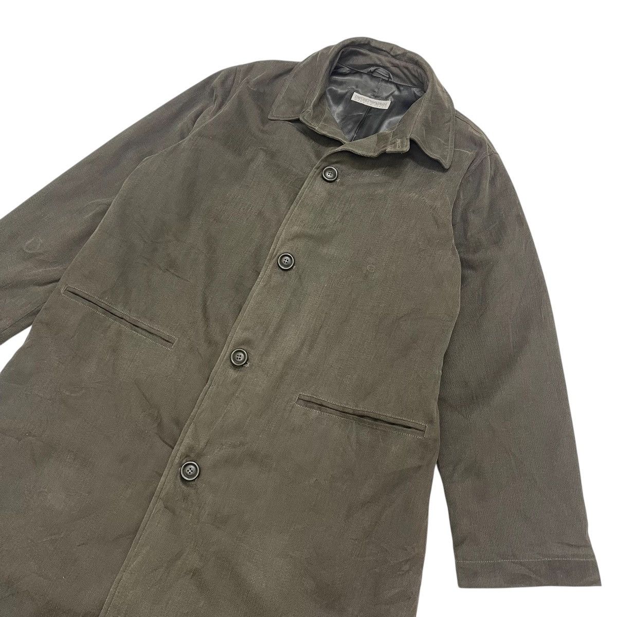 Armani 🇮🇹Vintage Emporio Armani Long Coat Jacket Size US M / EU 48-50 / 2 - 9 Thumbnail