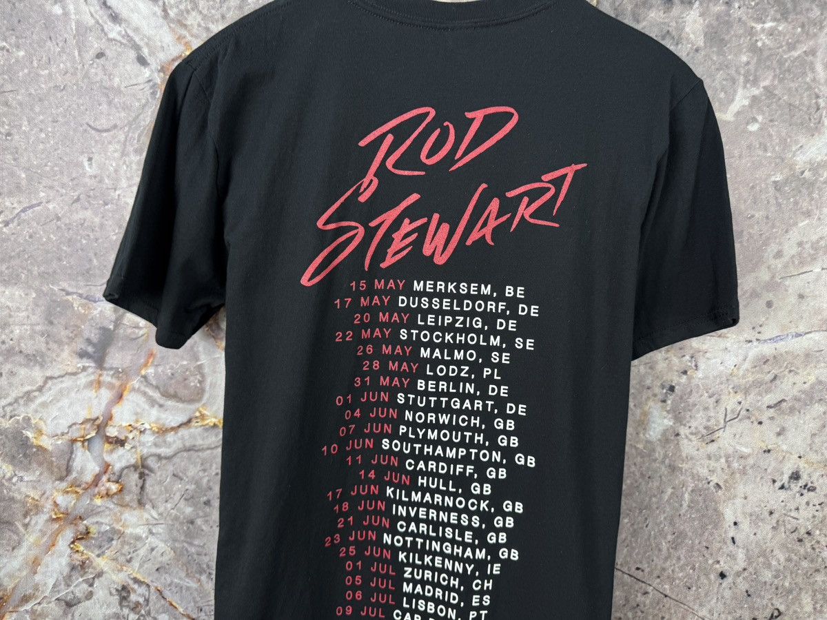 Vintage eBay: Rod Stewart Tour T-Shirt Black Graphic Band Concert Size US L / EU 52-54 / 3 - 11 Thumbnail