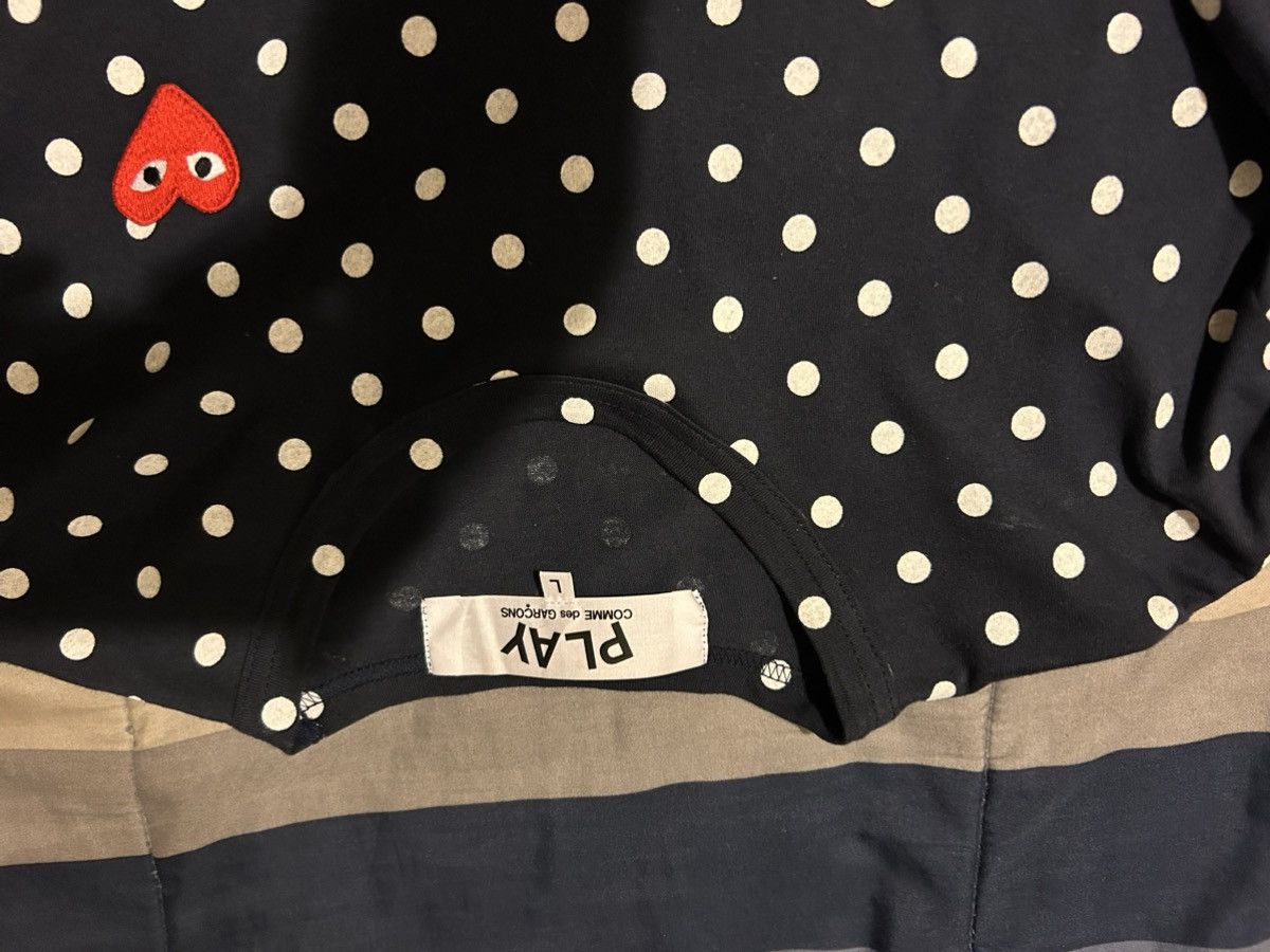 Comme des Garcons Comme des garçons play polka dot t shirt Size US L / EU 52-54 / 3 - 2 Thumbnail