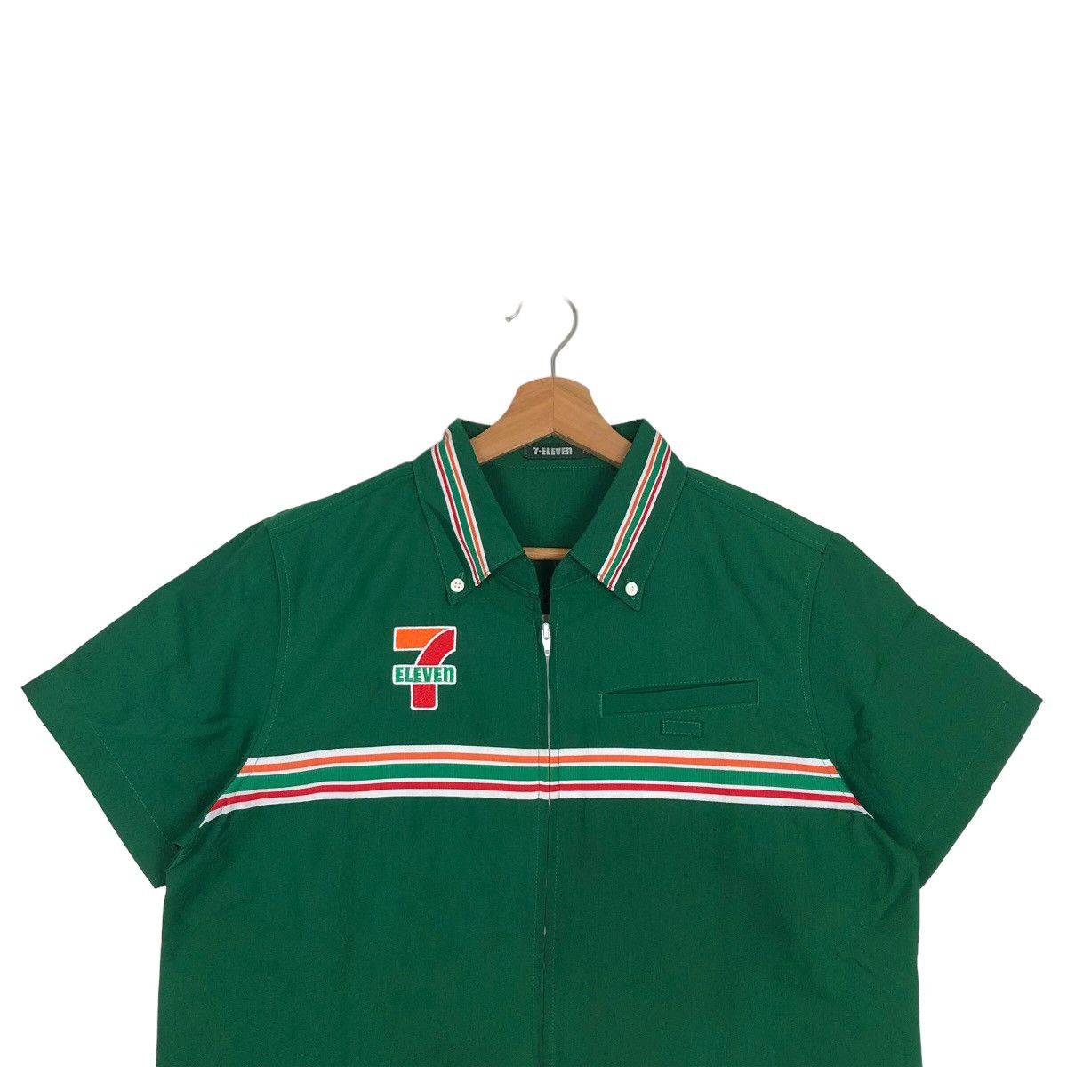 Japanese Brand 🔥VINTAGE WORK JACKET 7 - ELEVEN BIG LOGO Size US M / EU 48-50 / 2 - 2 Thumbnail