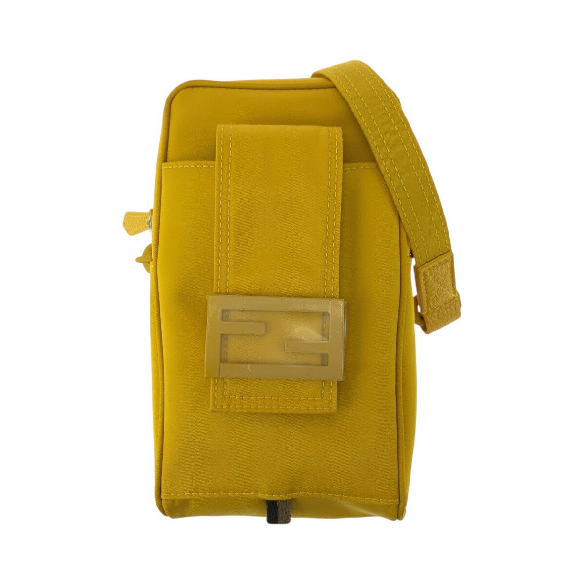 Fendi Fendi Logo Nylon Shoulder Bag Others Shoulder Bag 7As056 Ag0P in Yellow, Women's