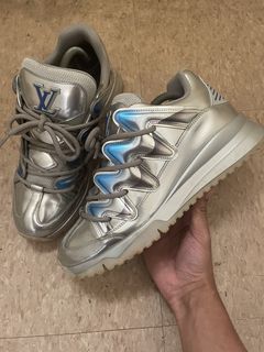 Louis vuitton zig 2025 zag sneaker silver